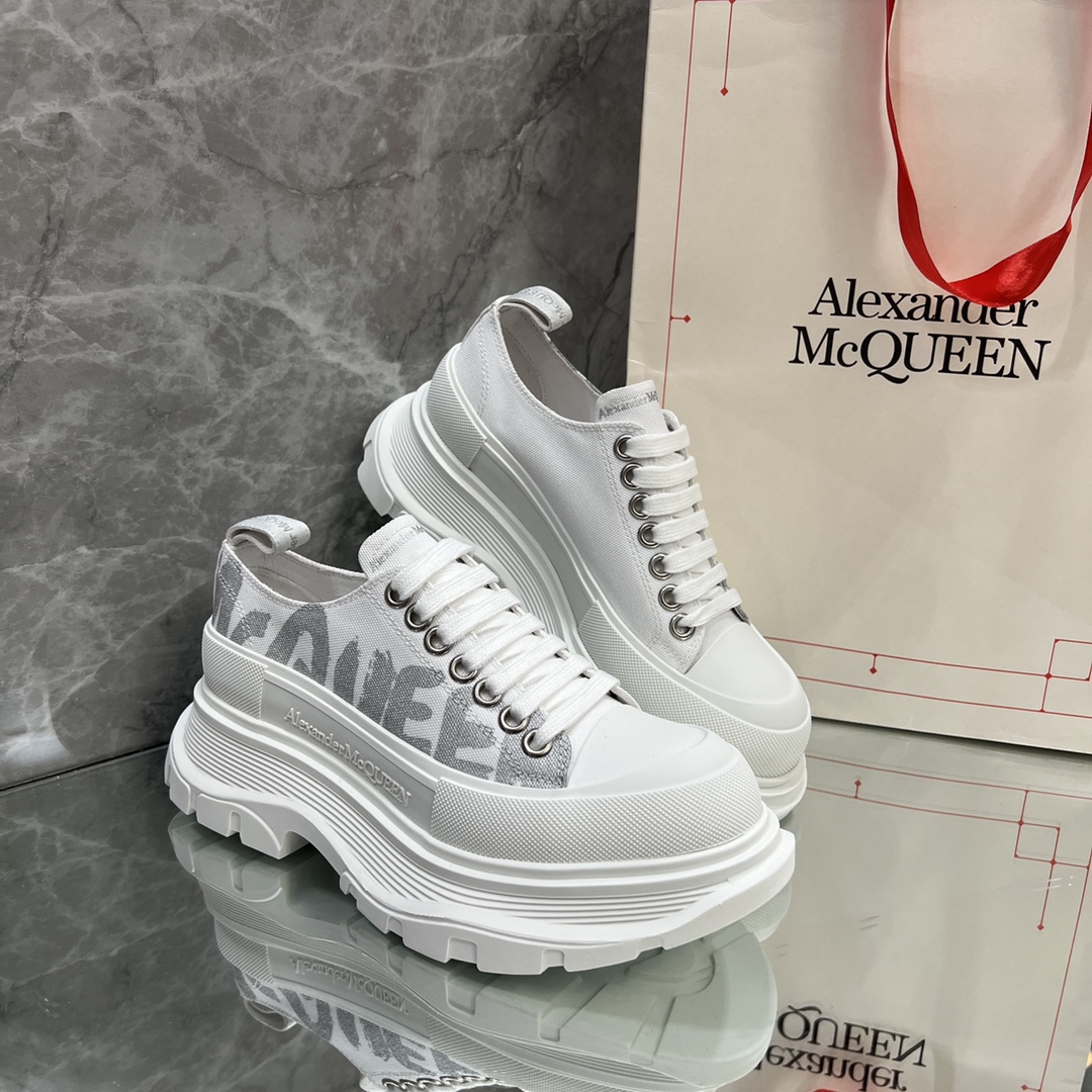 Alexander Mcqueen Male Basic Shoes White M-l-s