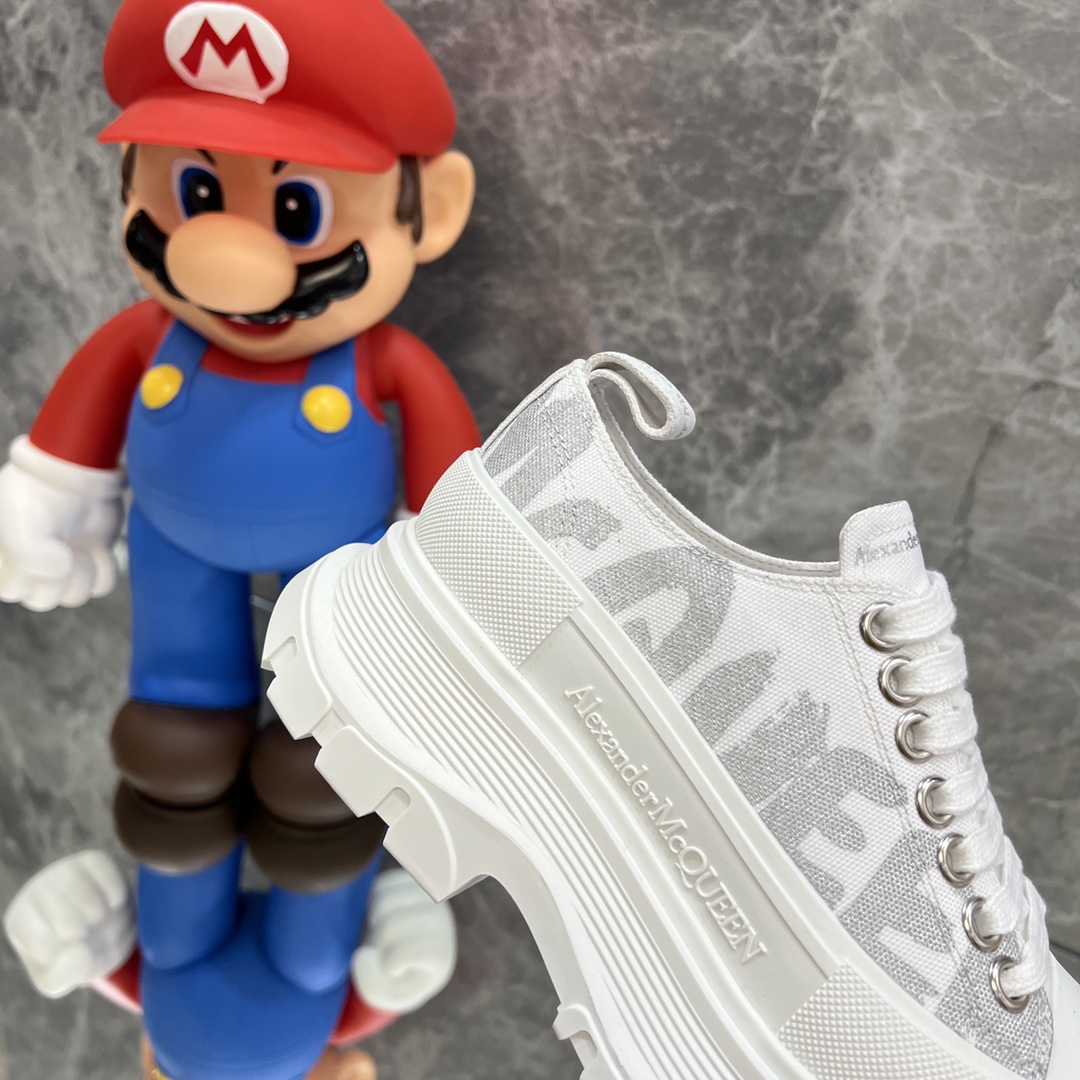 Alexander Mcqueen Male Basic Shoes White M-l-s