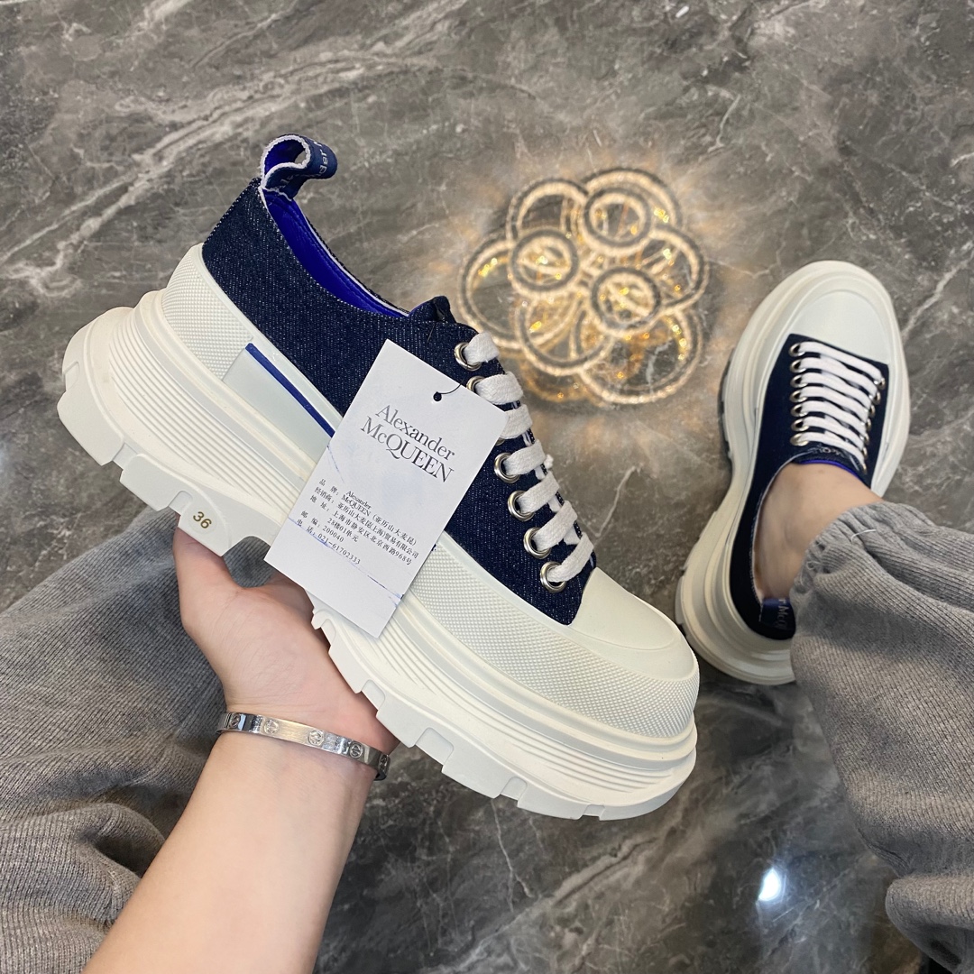 Alexander Mcqueen Male Basic Shoes White M-l-s