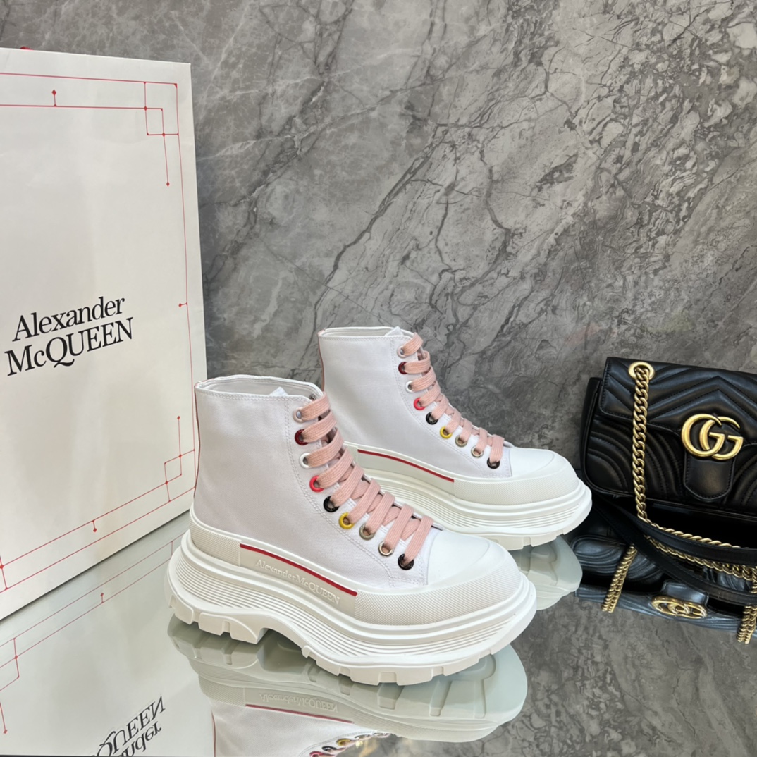 Alexander Mcqueen Male Basic Shoes White M-l-s