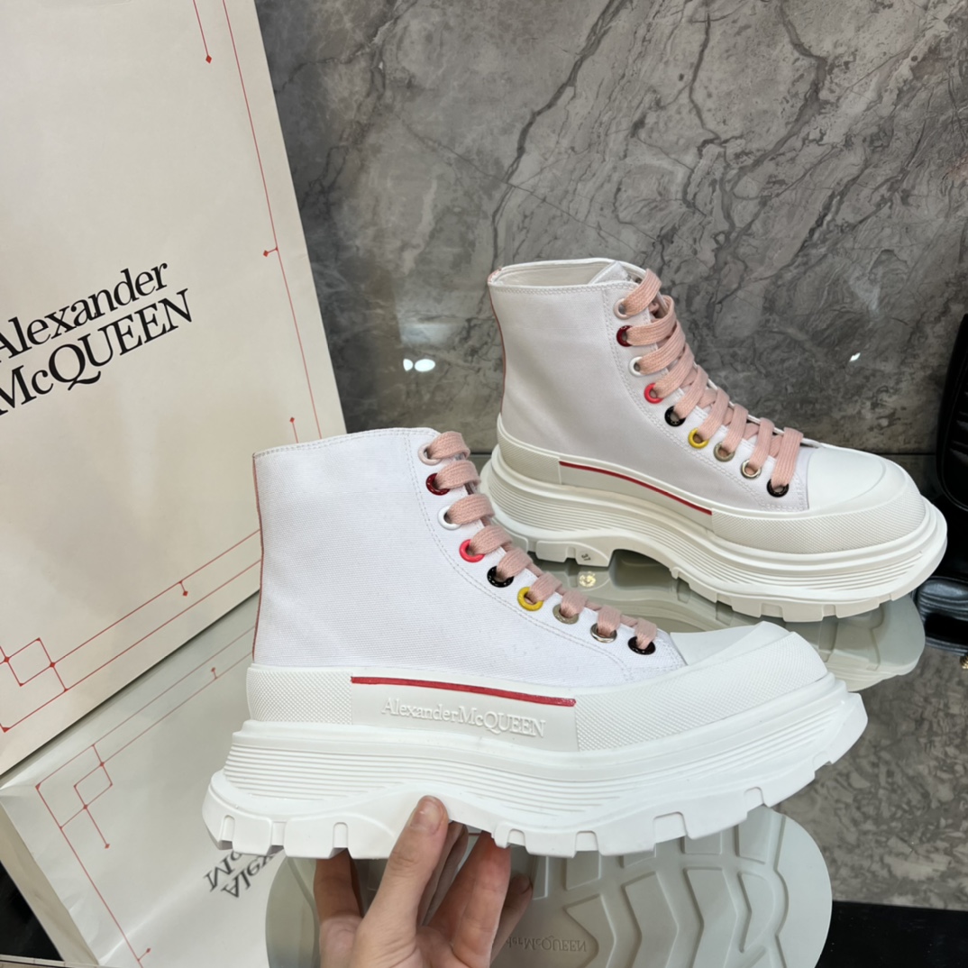 Alexander Mcqueen Male Basic Shoes White M-l-s