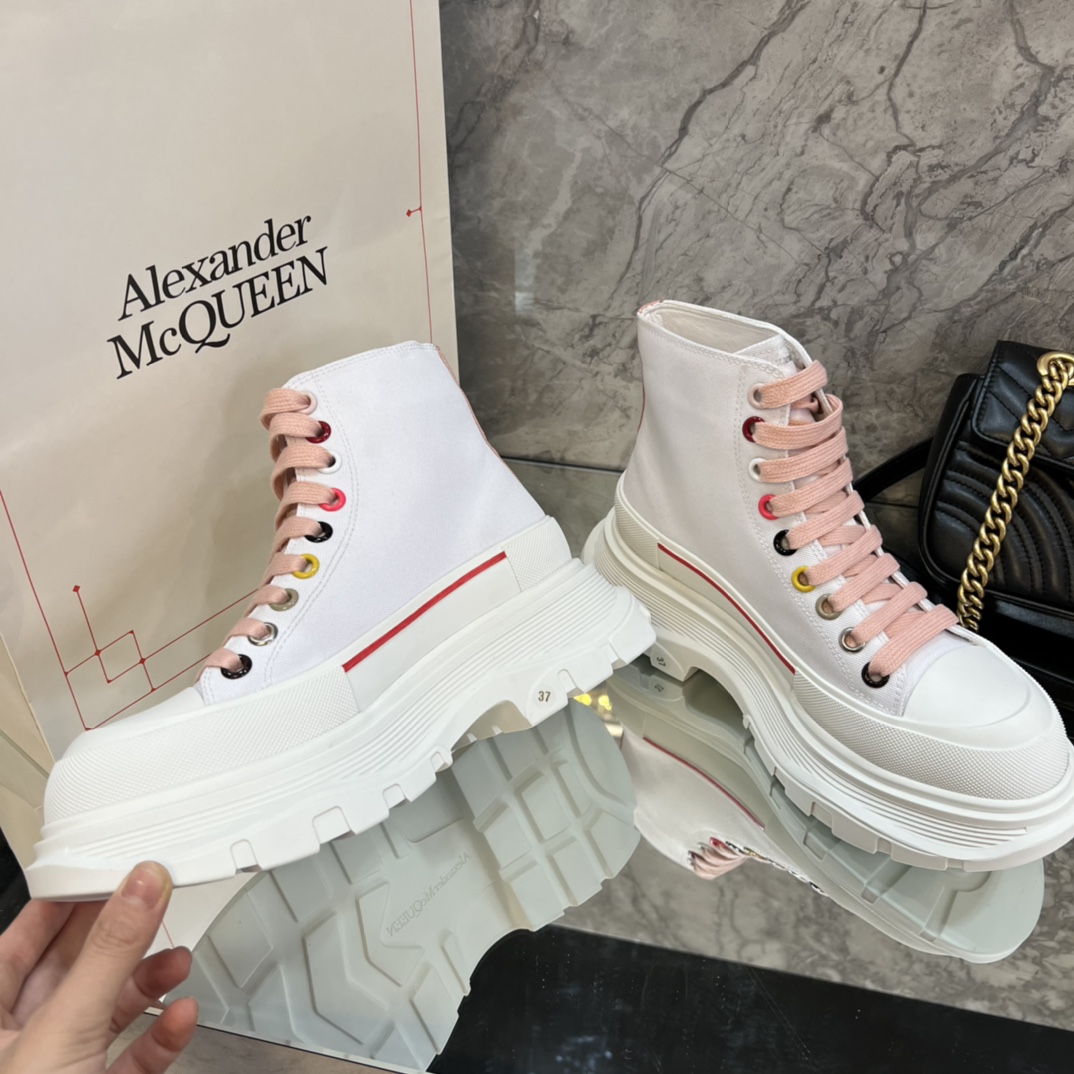 Alexander Mcqueen Male Basic Shoes White M-l-s
