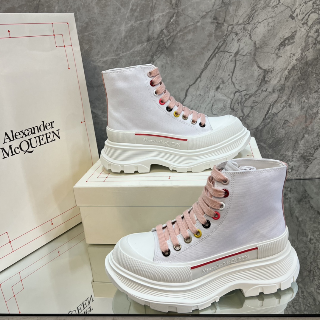 Alexander Mcqueen Male Basic Shoes White M-l-s