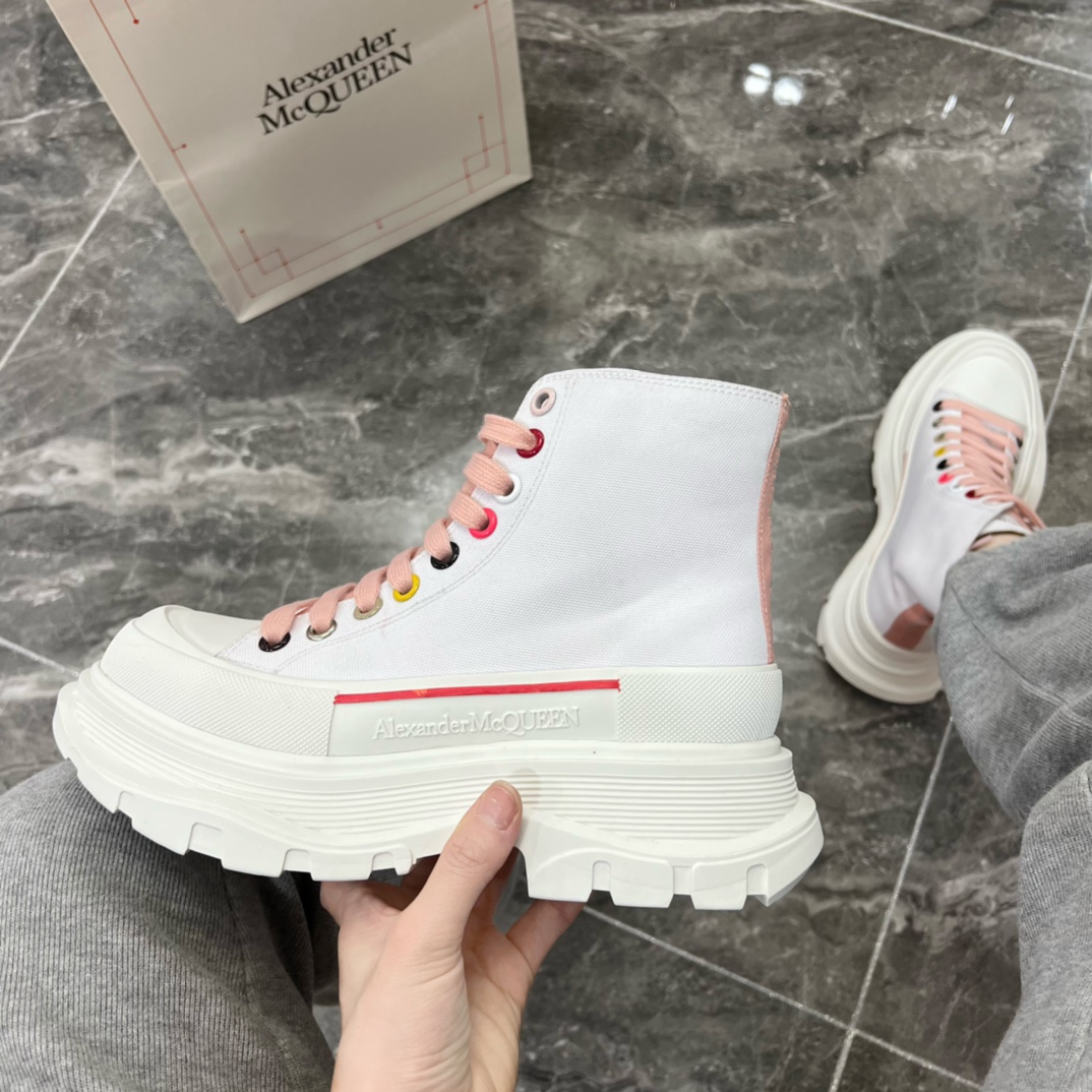 Alexander Mcqueen Male Basic Shoes White M-l-s