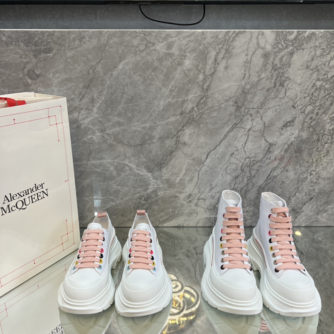 Alexander Mcqueen Male Basic Shoes White M-l-s