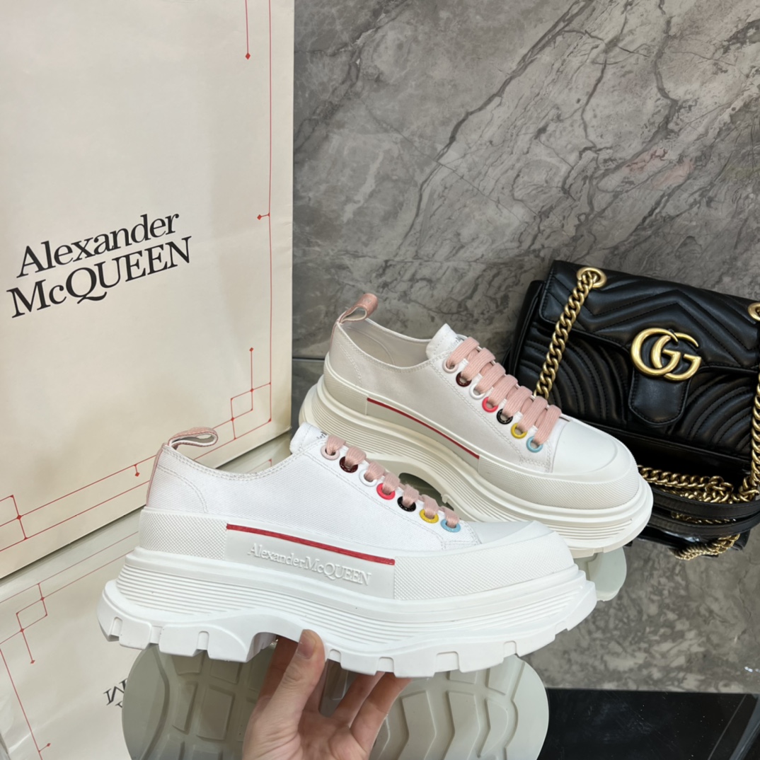 Alexander Mcqueen Male Basic Shoes White M-l-s