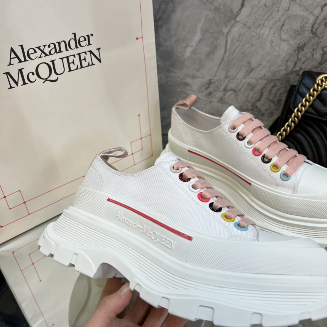 Alexander Mcqueen Male Basic Shoes White M-l-s