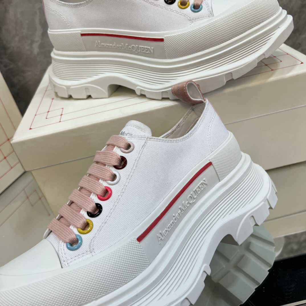 Alexander Mcqueen Male Basic Shoes White M-l-s