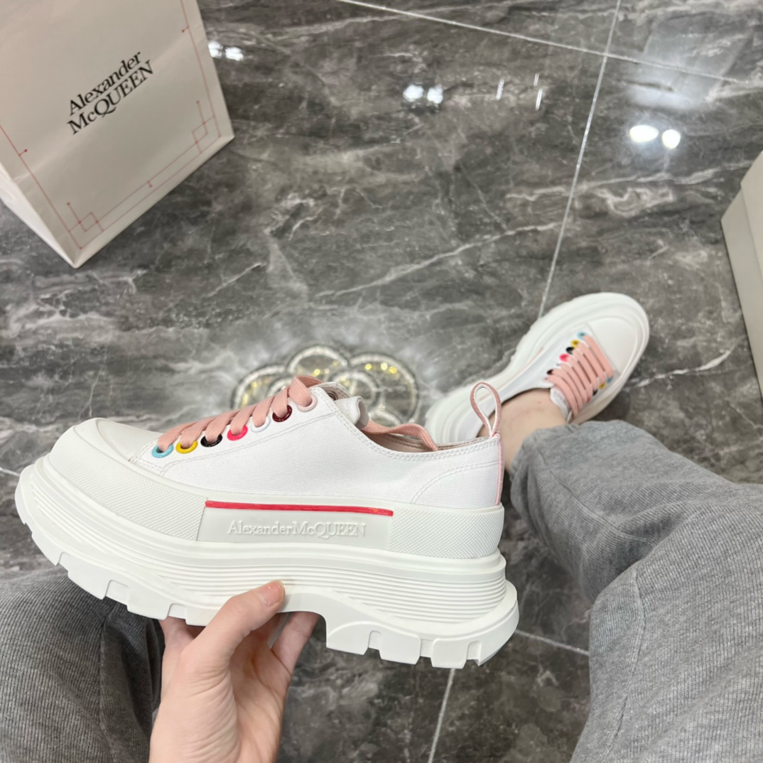 Alexander Mcqueen Male Basic Shoes White M-l-s