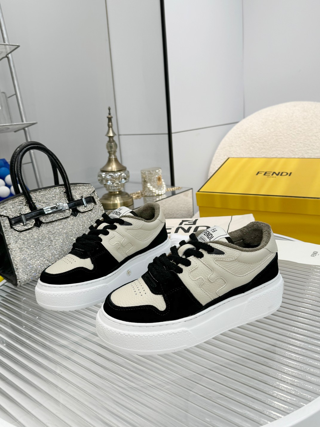 Fendi Louis Vuitton Male Sneakers Mesh Breathable M-s