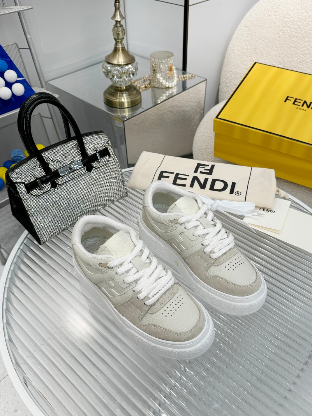 Fendi Louis Vuitton Male Sneakers Mesh Breathable M-s