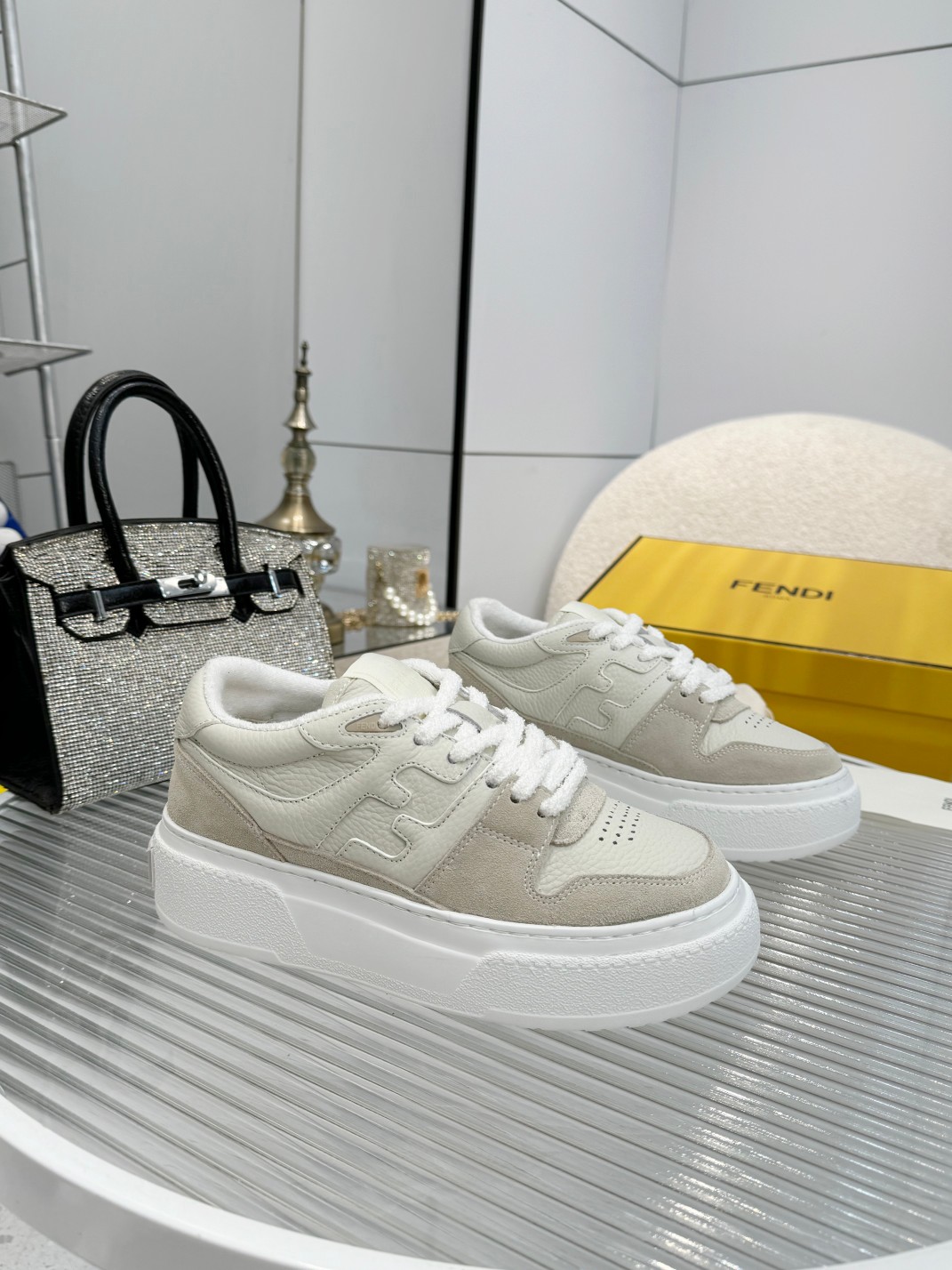Fendi Louis Vuitton Male Sneakers Mesh Breathable M-s