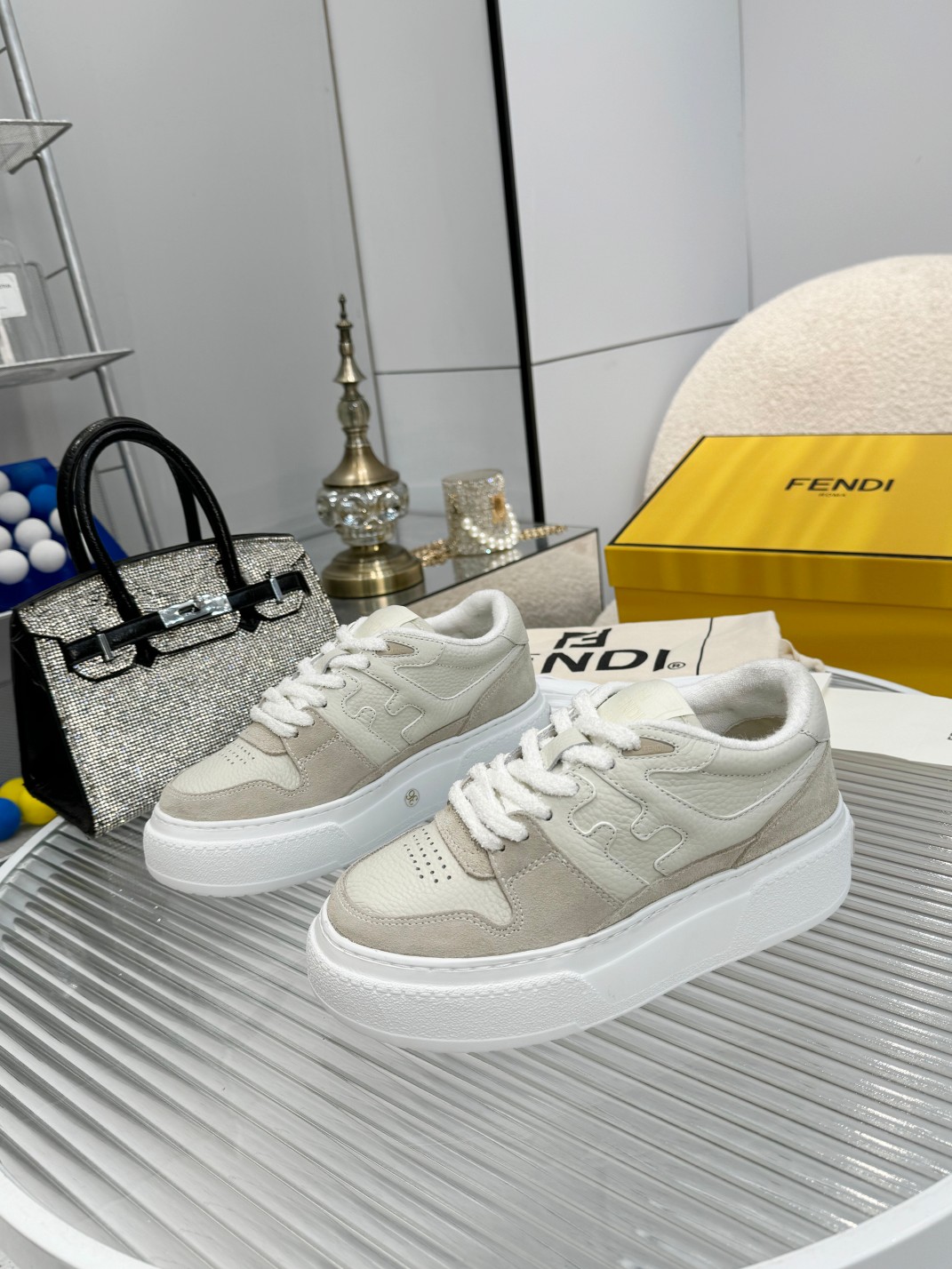 Fendi Louis Vuitton Male Sneakers Mesh Breathable M-s