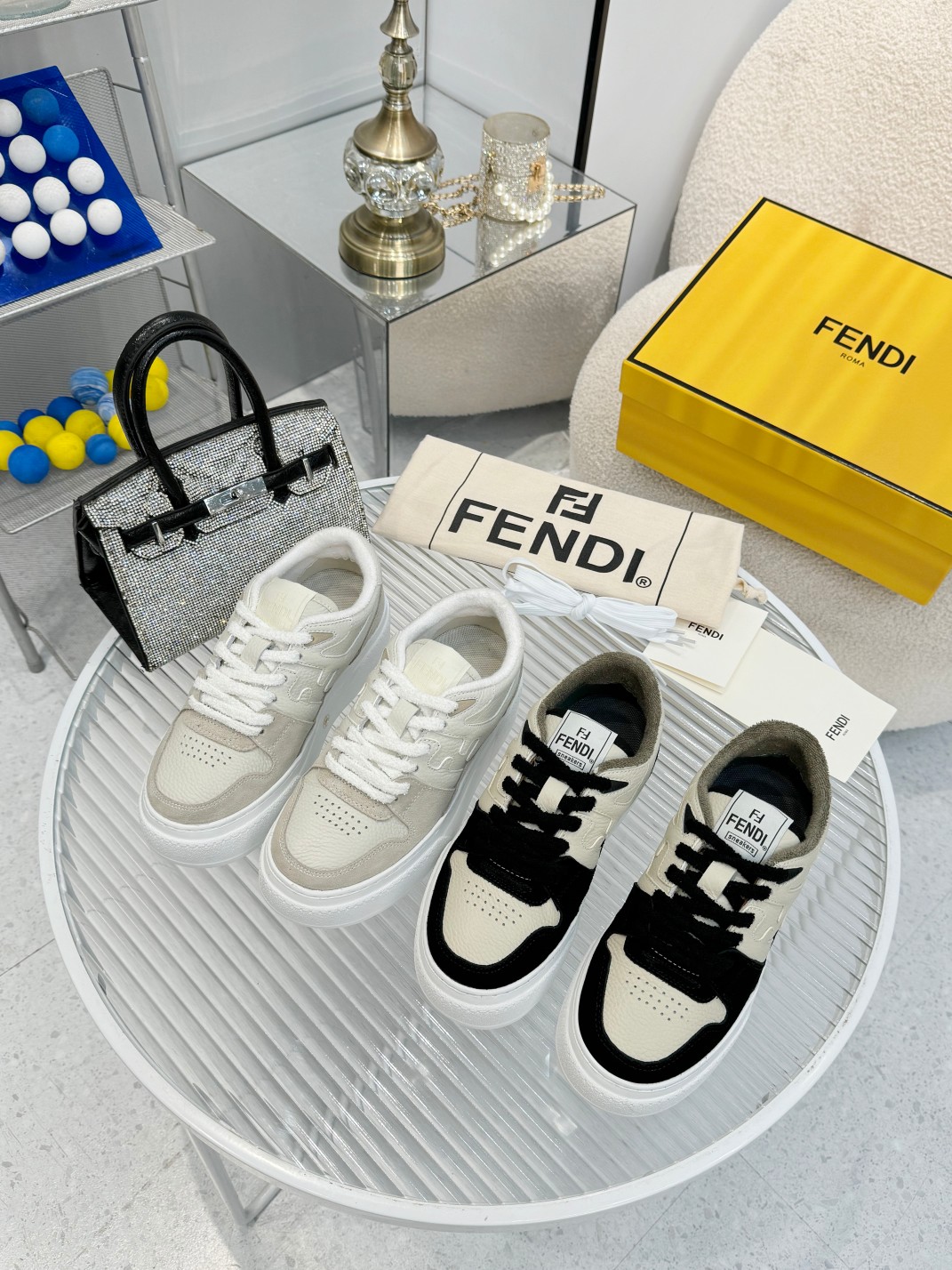 Fendi Louis Vuitton Male Sneakers Mesh Breathable M-s