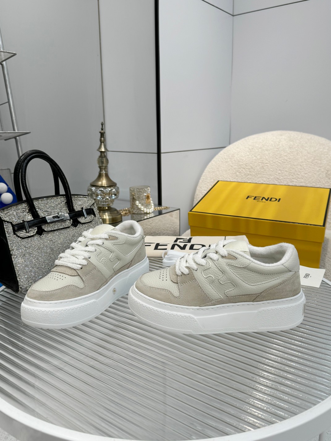 Fendi Louis Vuitton Male Sneakers Mesh Breathable M-s