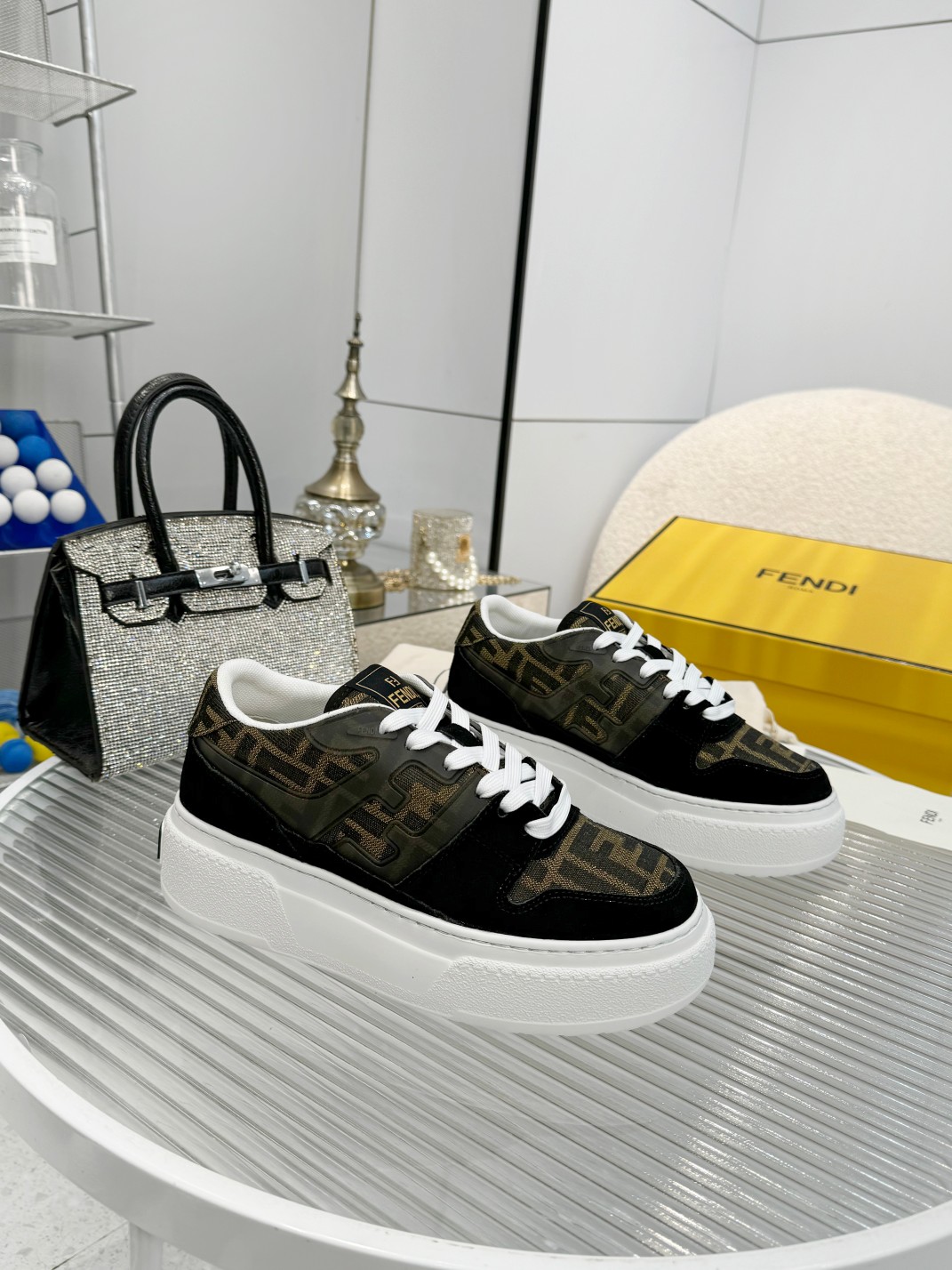 Fendi Louis Vuitton Male Sneakers Mesh Breathable M-s