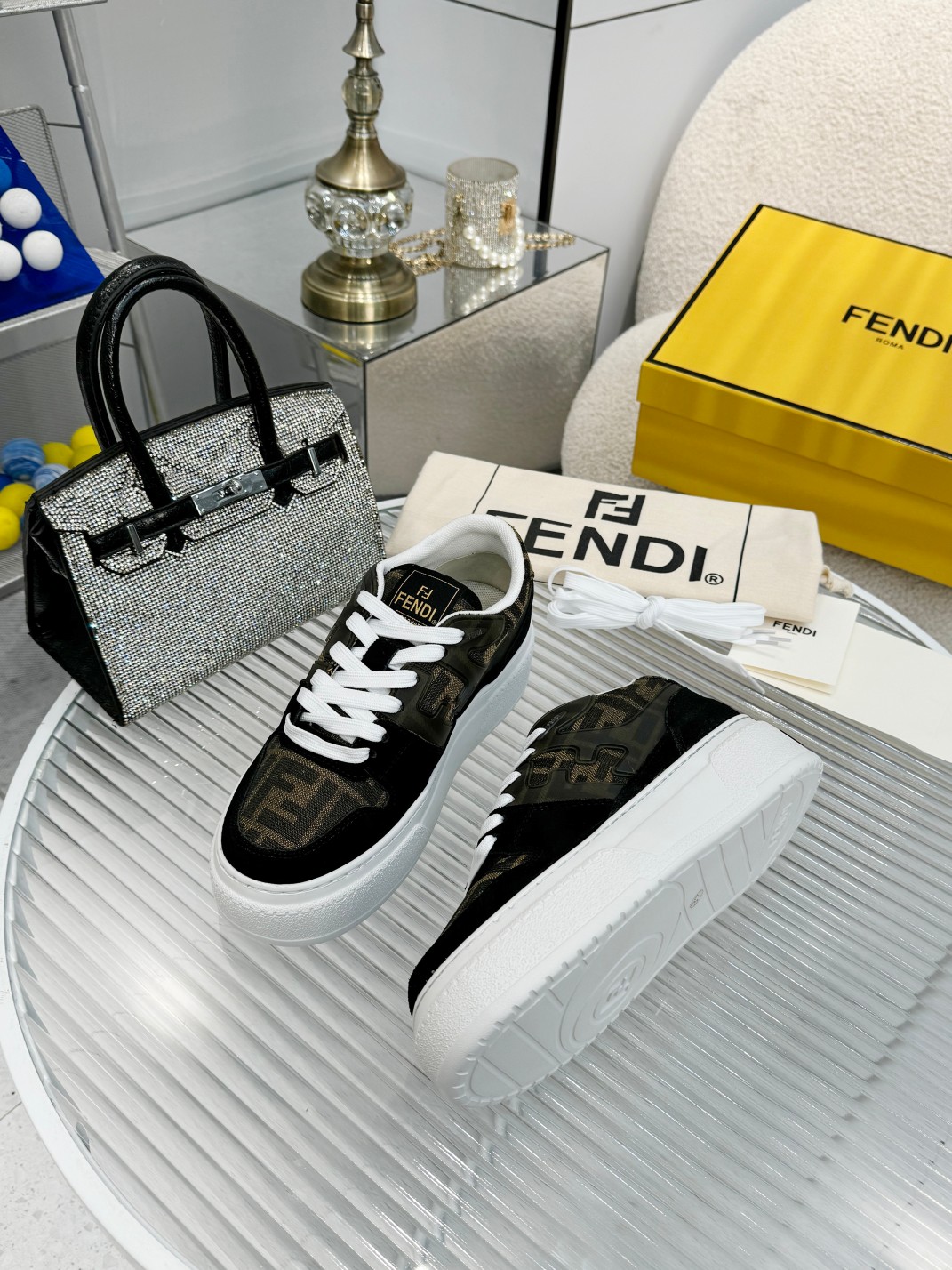 Fendi Louis Vuitton Male Sneakers Mesh Breathable M-s