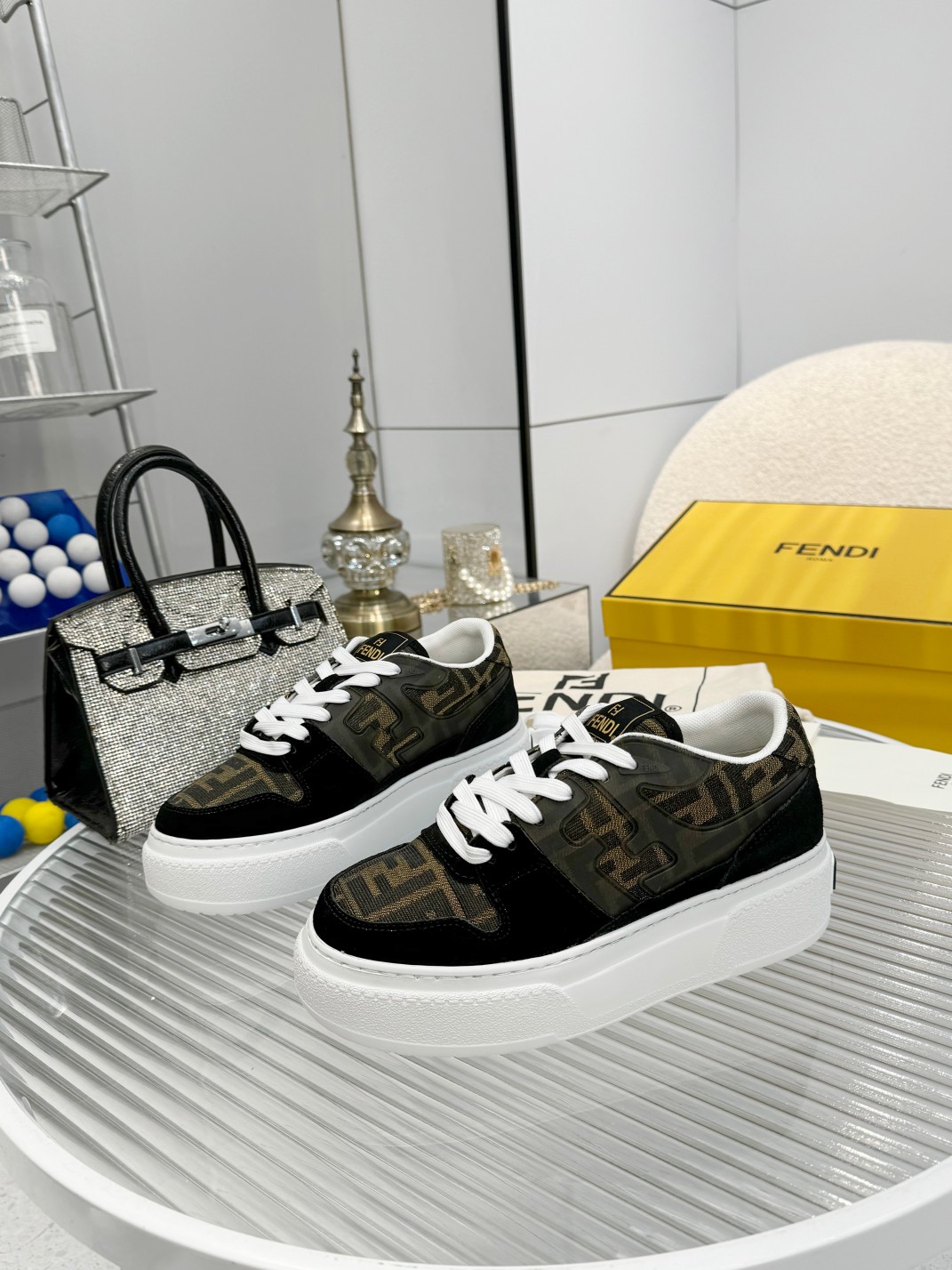 Fendi Louis Vuitton Male Sneakers Mesh Breathable M-s