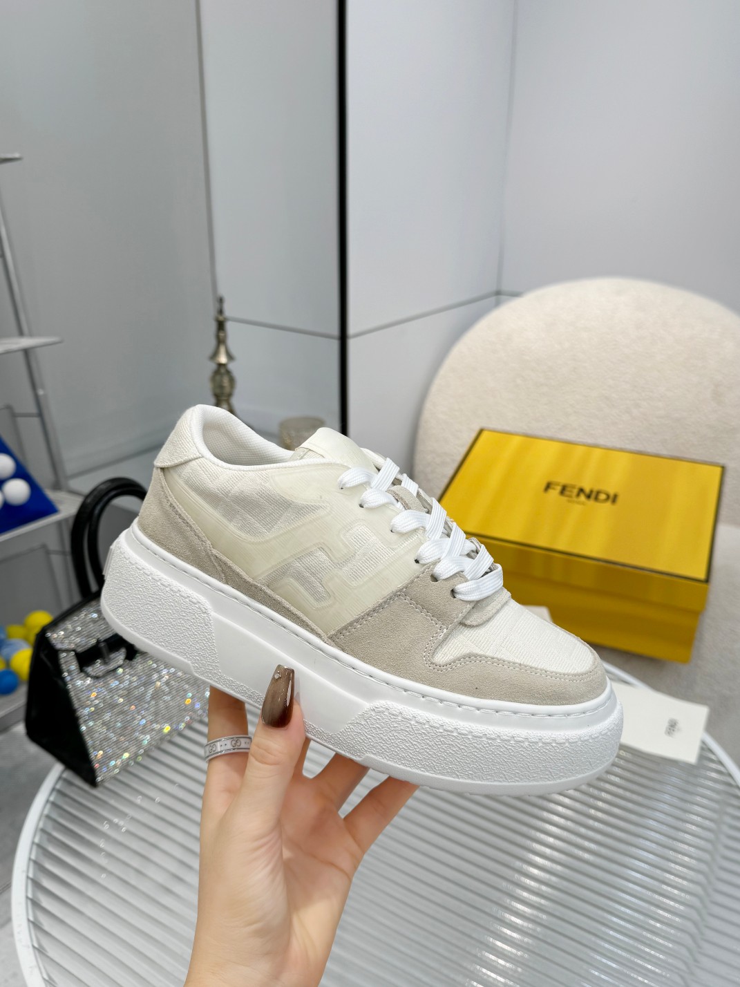 Fendi Louis Vuitton Male Sneakers Mesh Breathable M-s