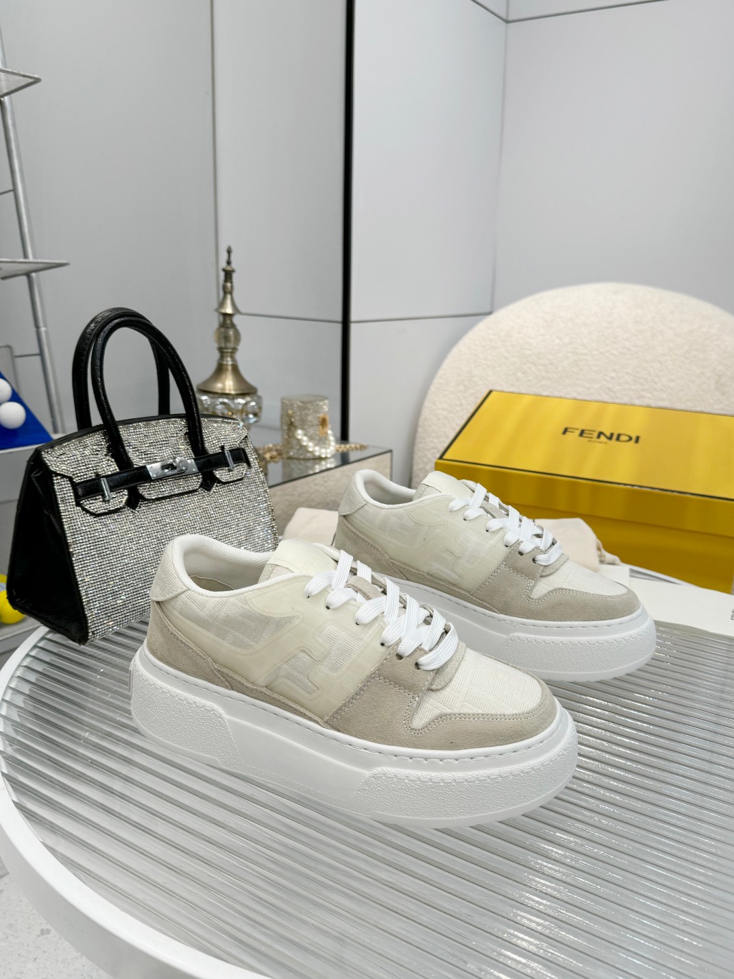 Fendi Louis Vuitton Male Sneakers Mesh Breathable M-s