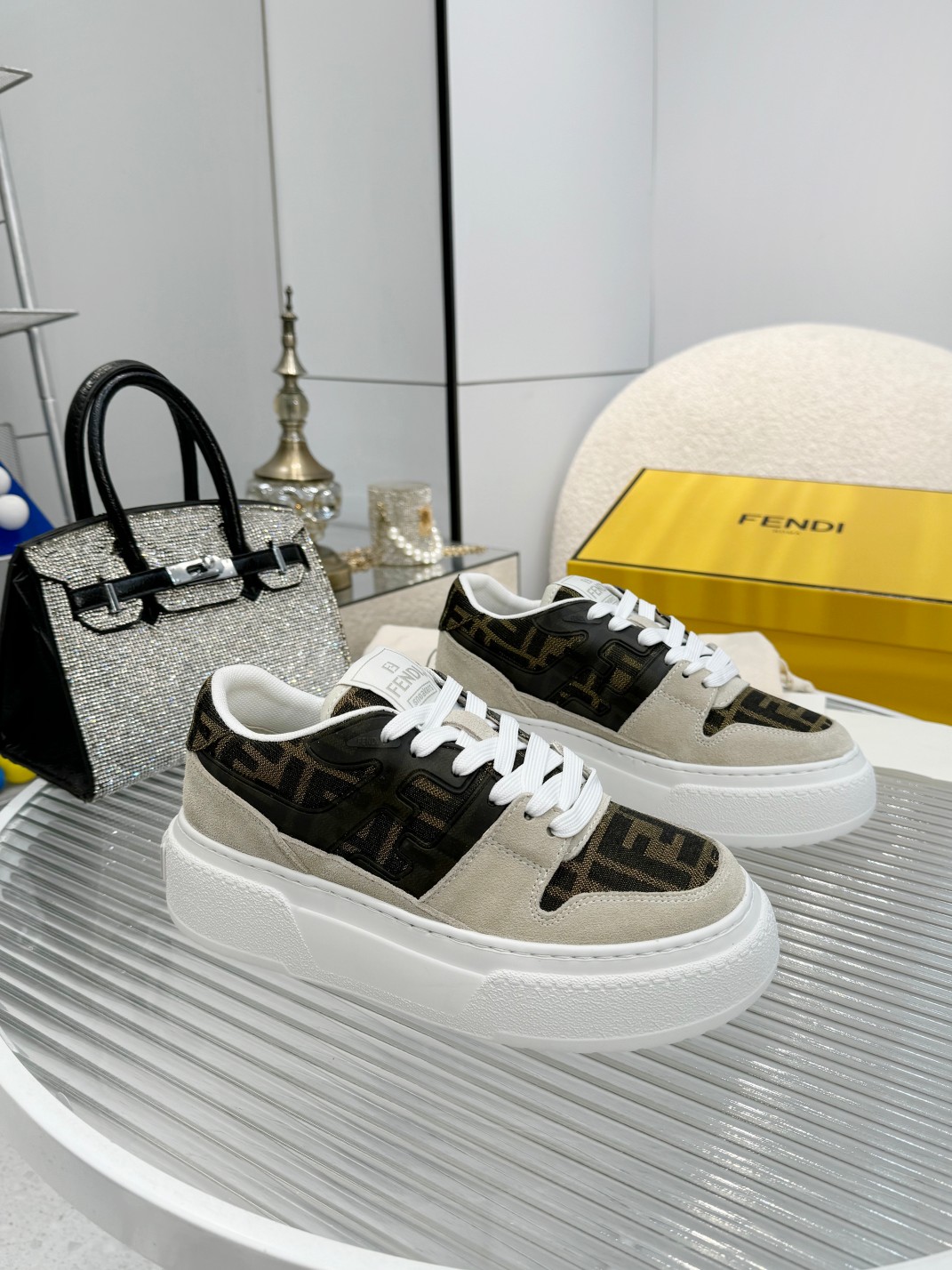 Fendi Louis Vuitton Male Sneakers Mesh Breathable M-s