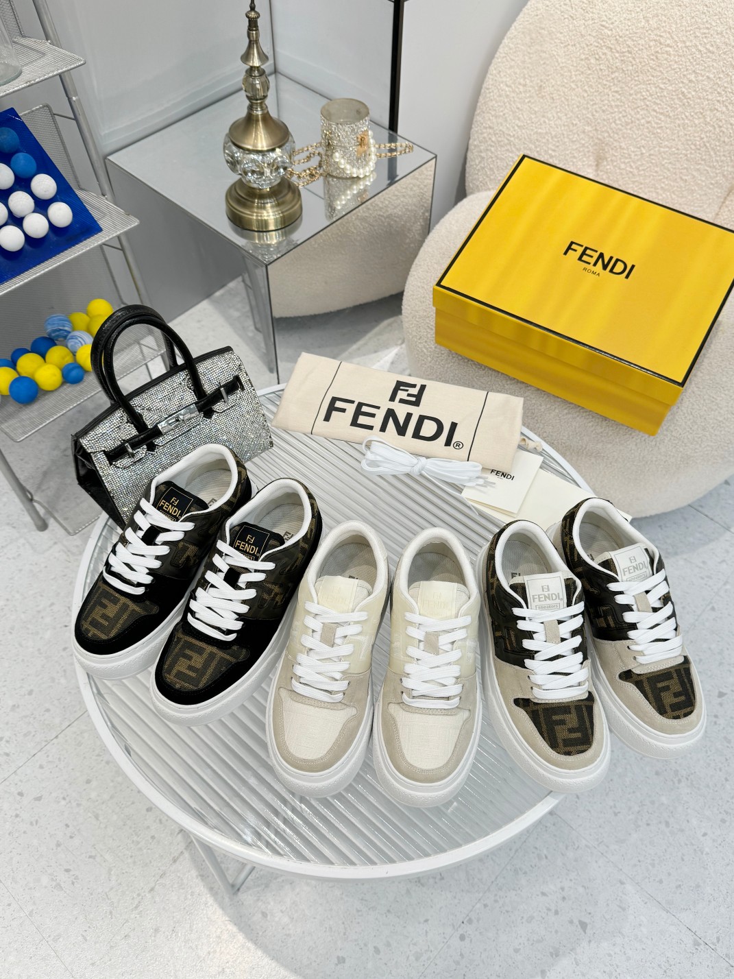 Fendi Louis Vuitton Male Sneakers Mesh Breathable M-s