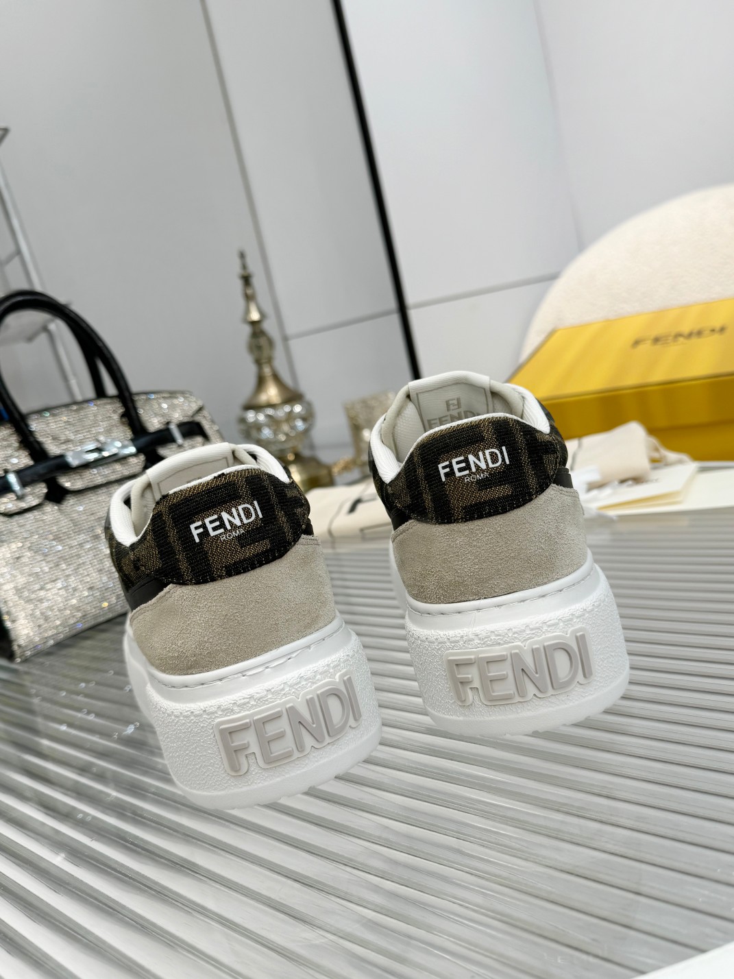 Fendi Louis Vuitton Male Sneakers Mesh Breathable M-s
