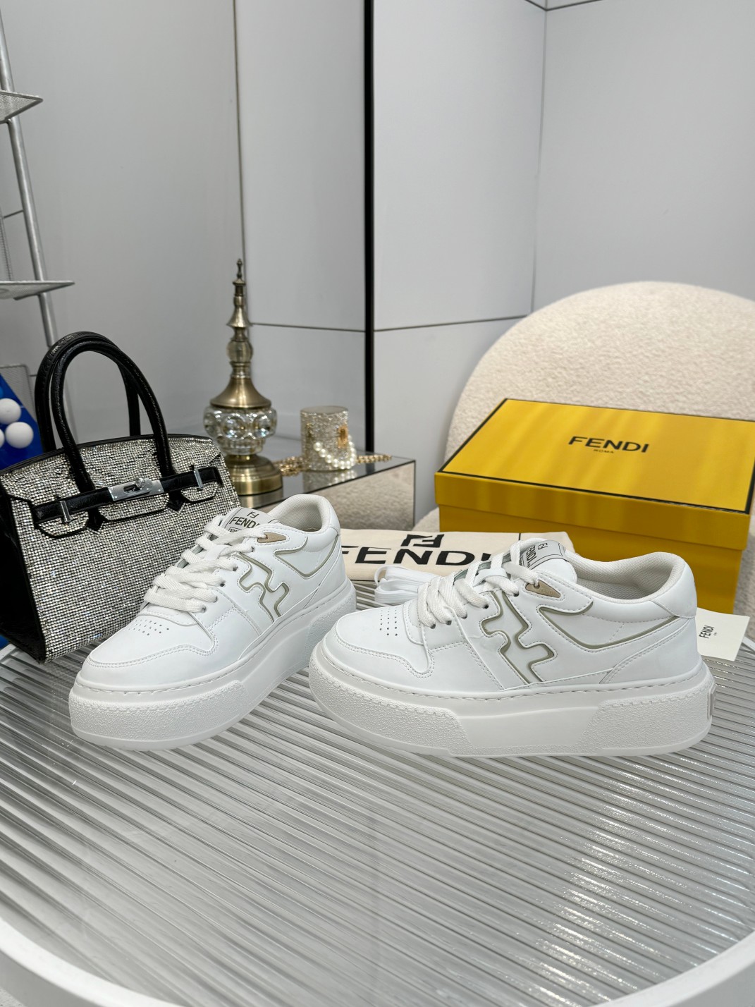 Fendi Louis Vuitton Male Sneakers Mesh Breathable M-s