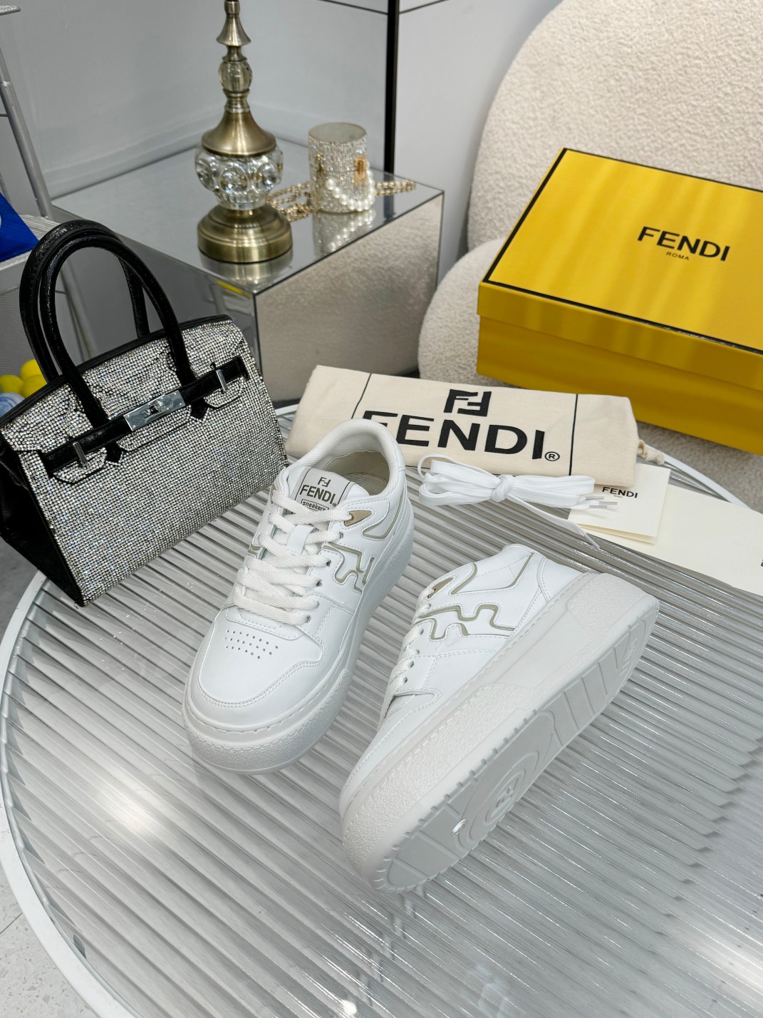 Fendi Louis Vuitton Male Sneakers Mesh Breathable M-s
