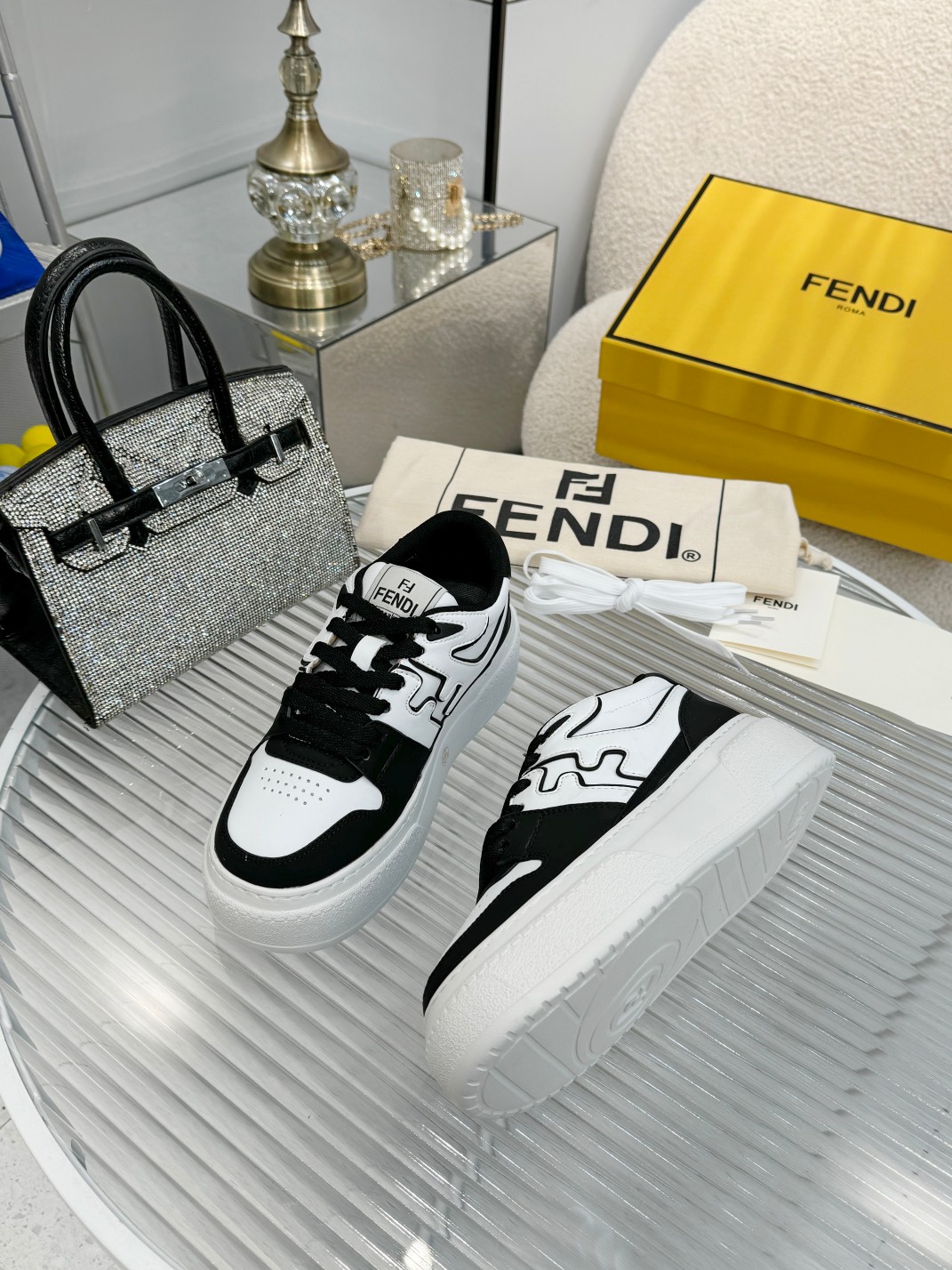 Fendi Louis Vuitton Male Sneakers Mesh Breathable M-s