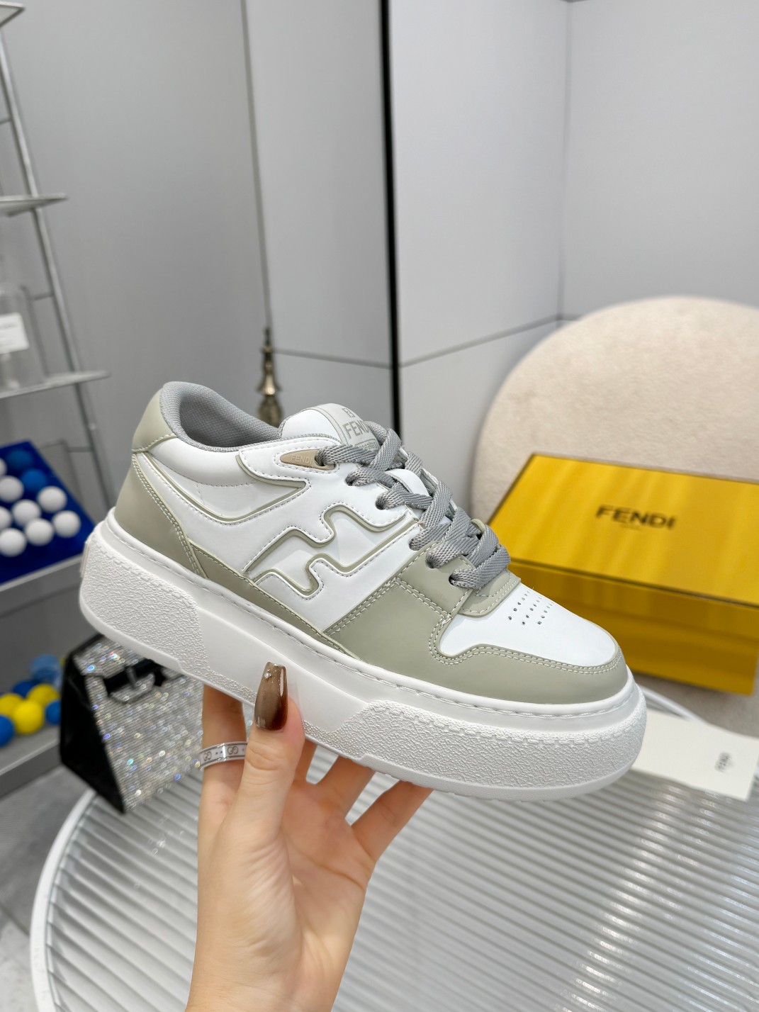 Fendi Louis Vuitton Male Sneakers Mesh Breathable M-s