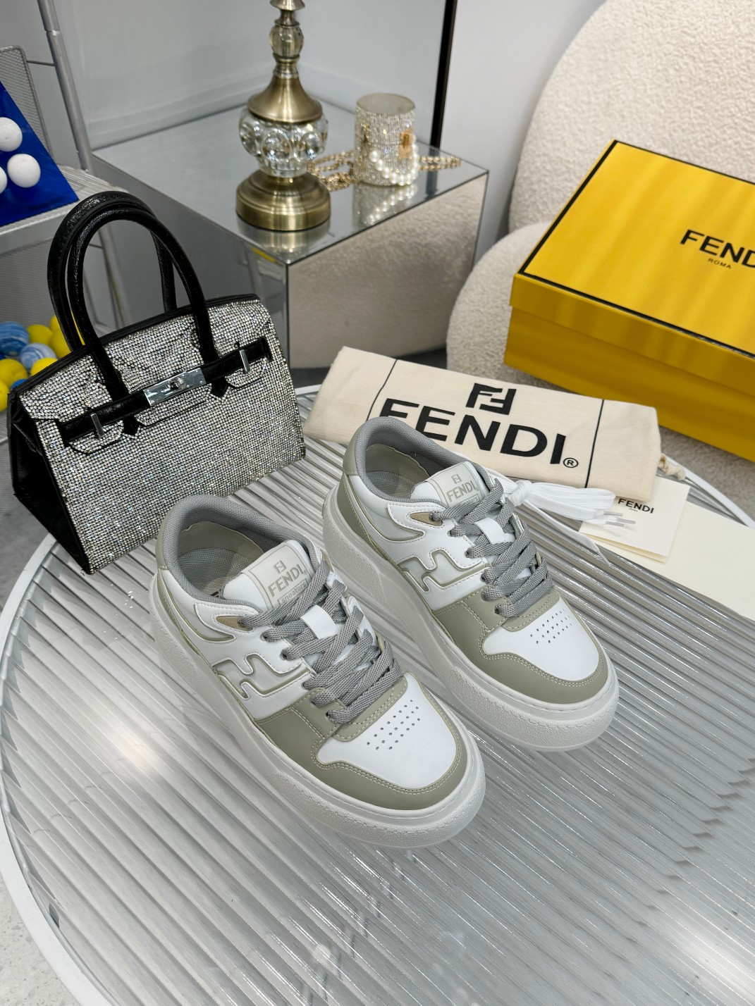 Fendi Louis Vuitton Male Sneakers Mesh Breathable M-s