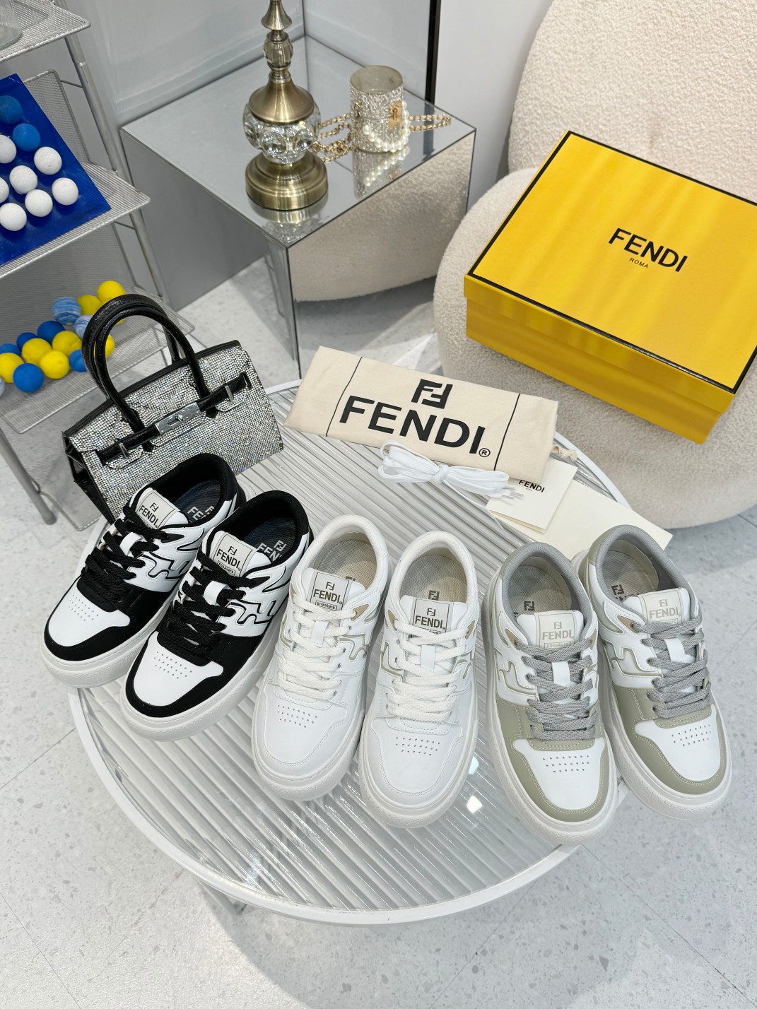Fendi Louis Vuitton Male Sneakers Mesh Breathable M-s