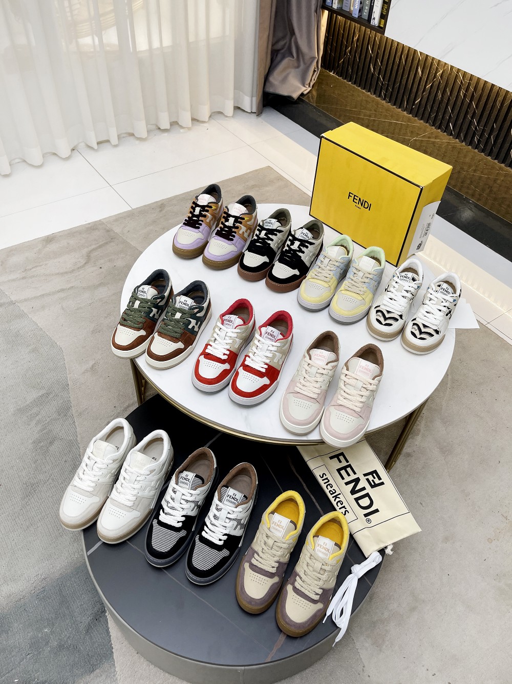 Fendi Louis Vuitton Male Sneakers Mesh Breathable M-s