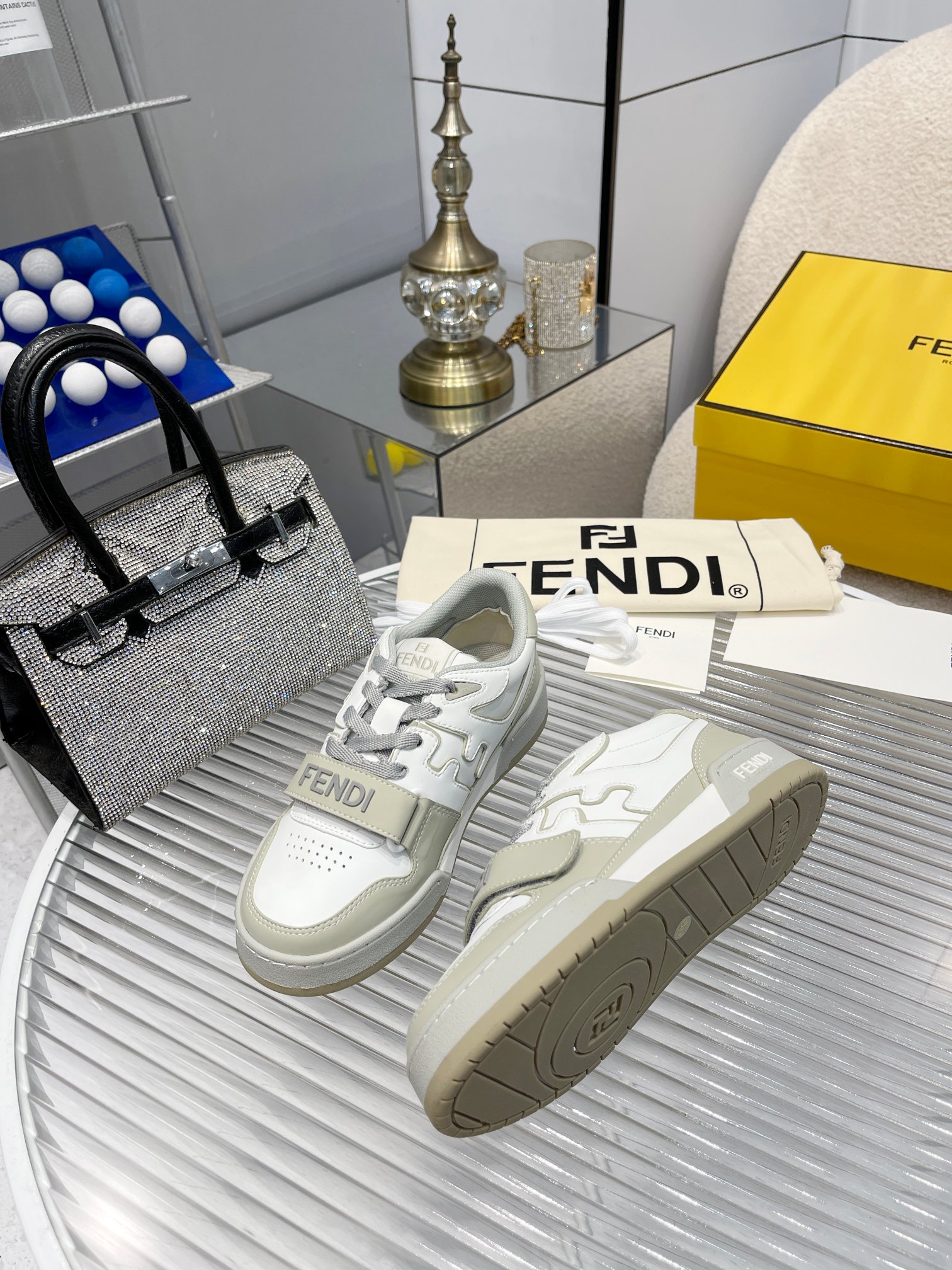 Fendi Louis Vuitton Male Sneakers Mesh Breathable M-s