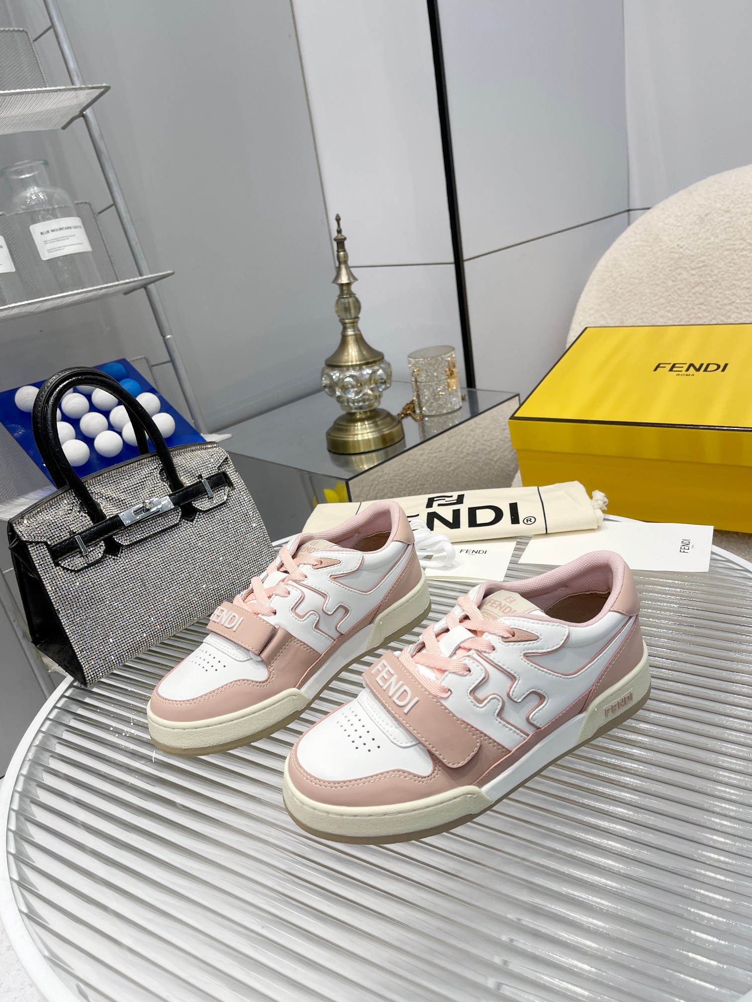 Fendi Louis Vuitton Male Sneakers Mesh Breathable M-s