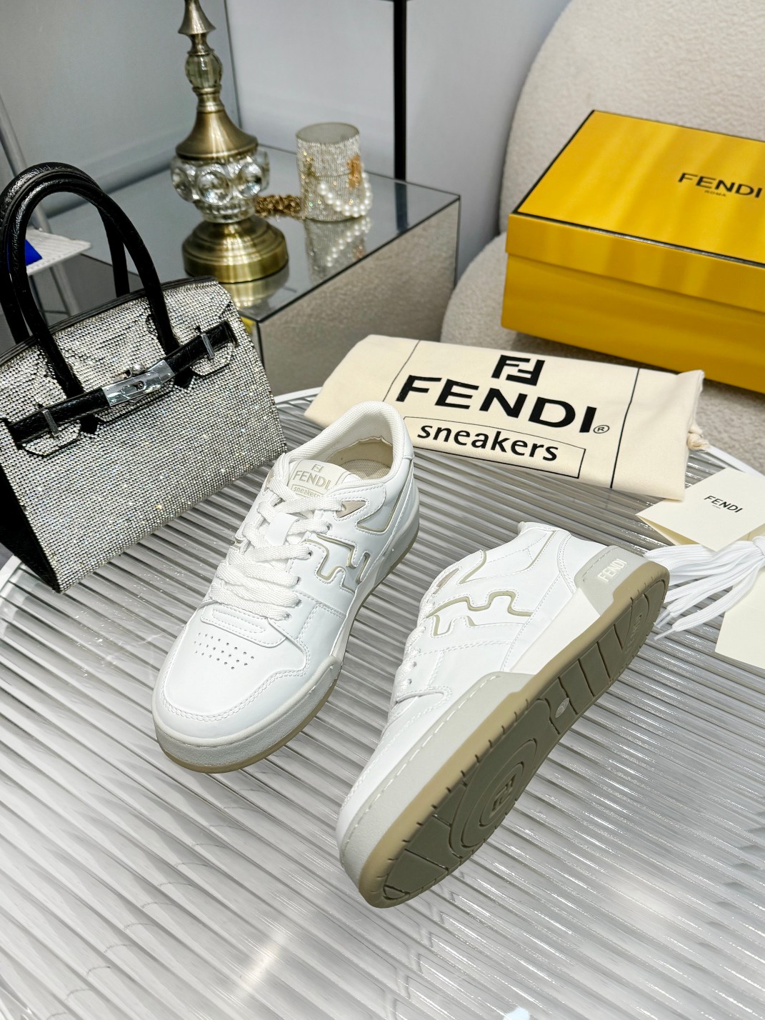 Fendi Louis Vuitton Male Sneakers Mesh Breathable M-s