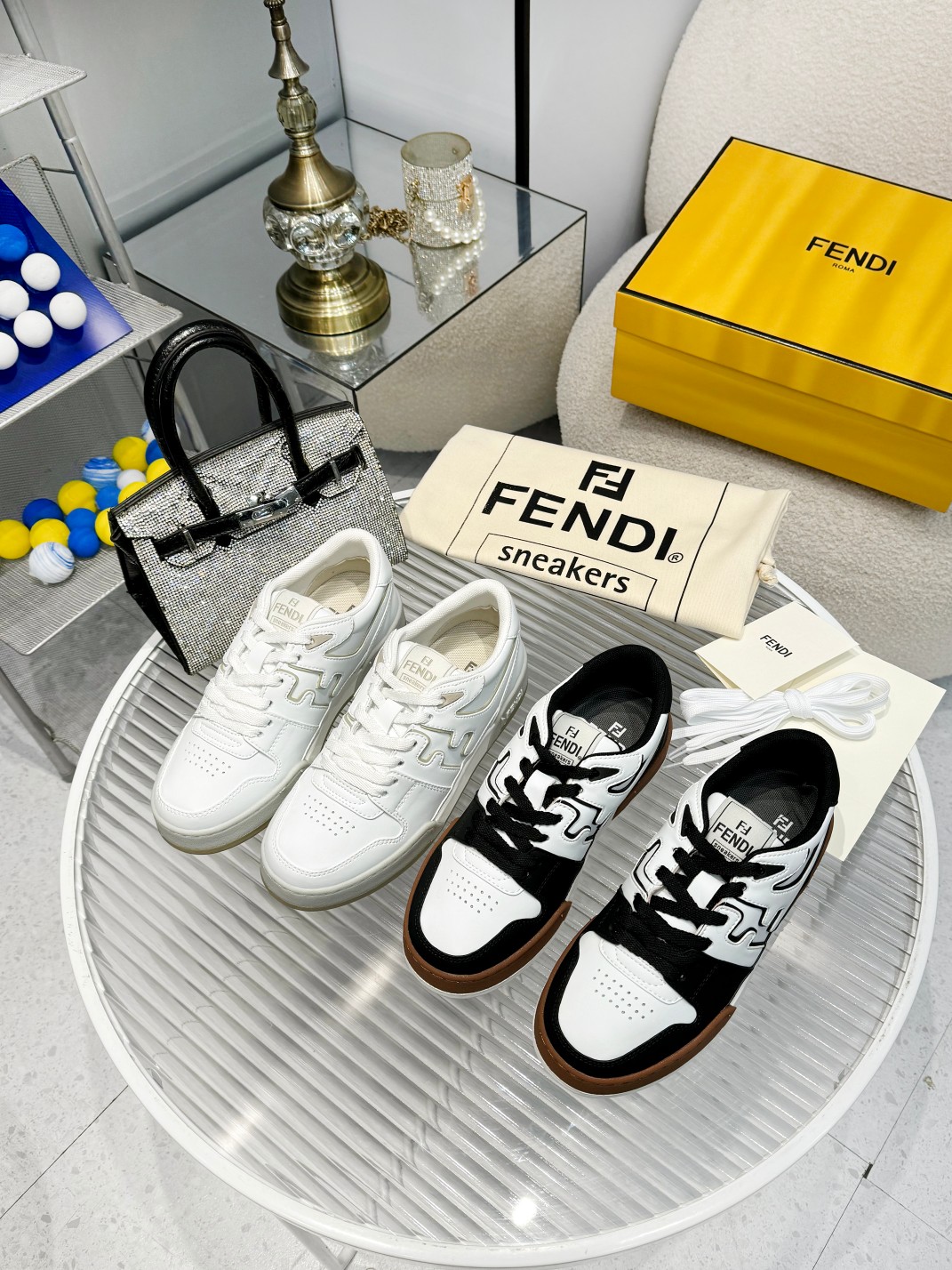 Fendi Louis Vuitton Male Sneakers Mesh Breathable M-s