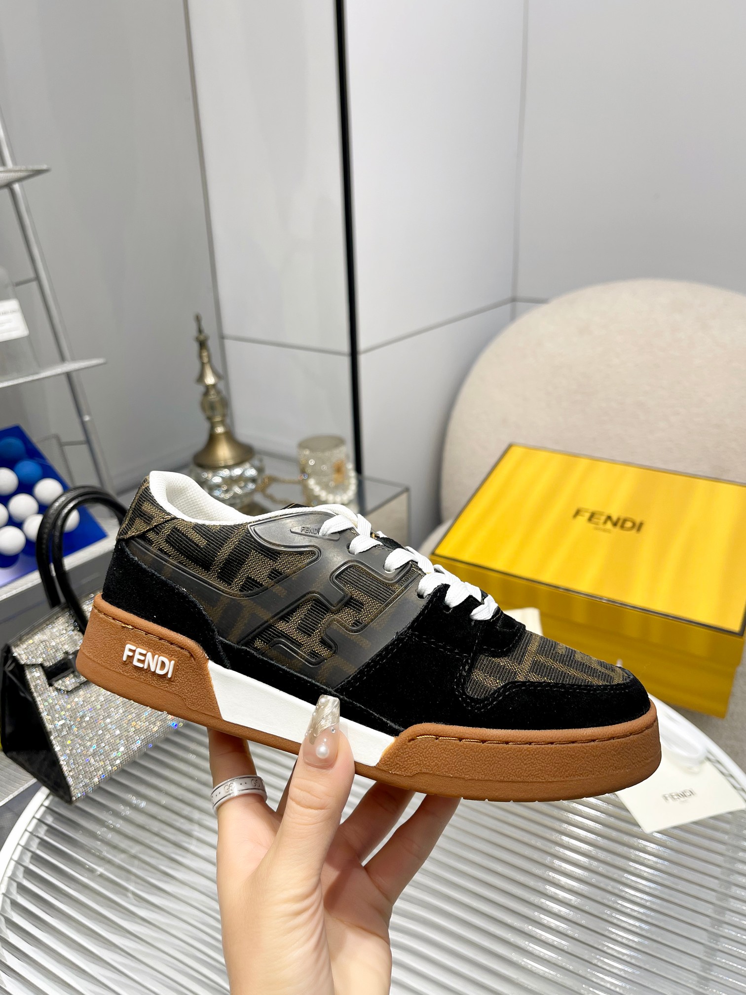 Fendi Louis Vuitton Male Sneakers Mesh Breathable M-s