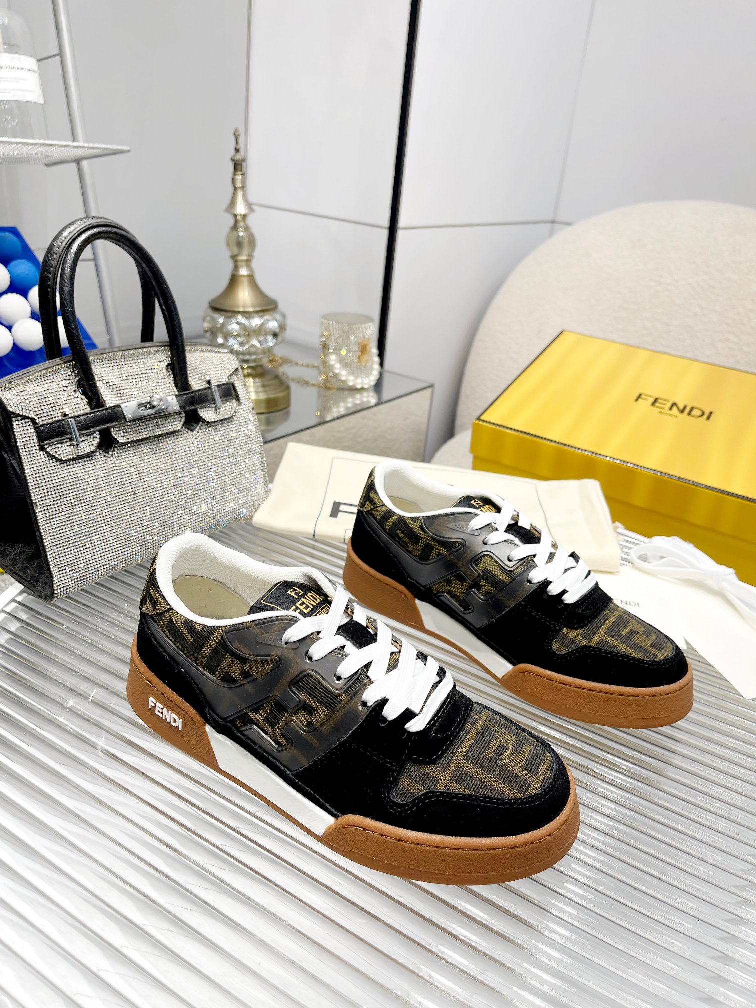 Fendi Louis Vuitton Male Sneakers Mesh Breathable M-s