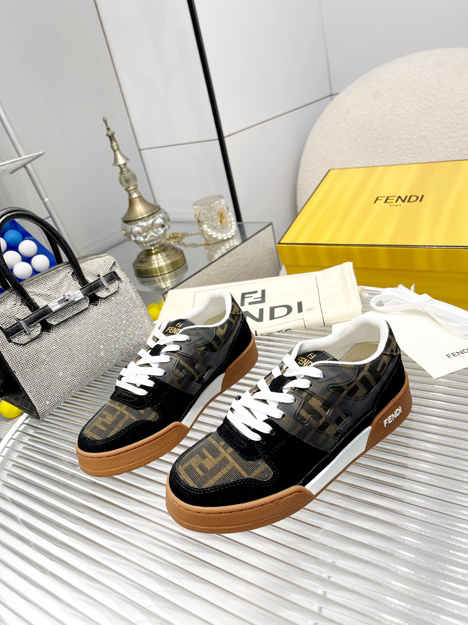 Fendi Louis Vuitton Male Sneakers Mesh Breathable M-s