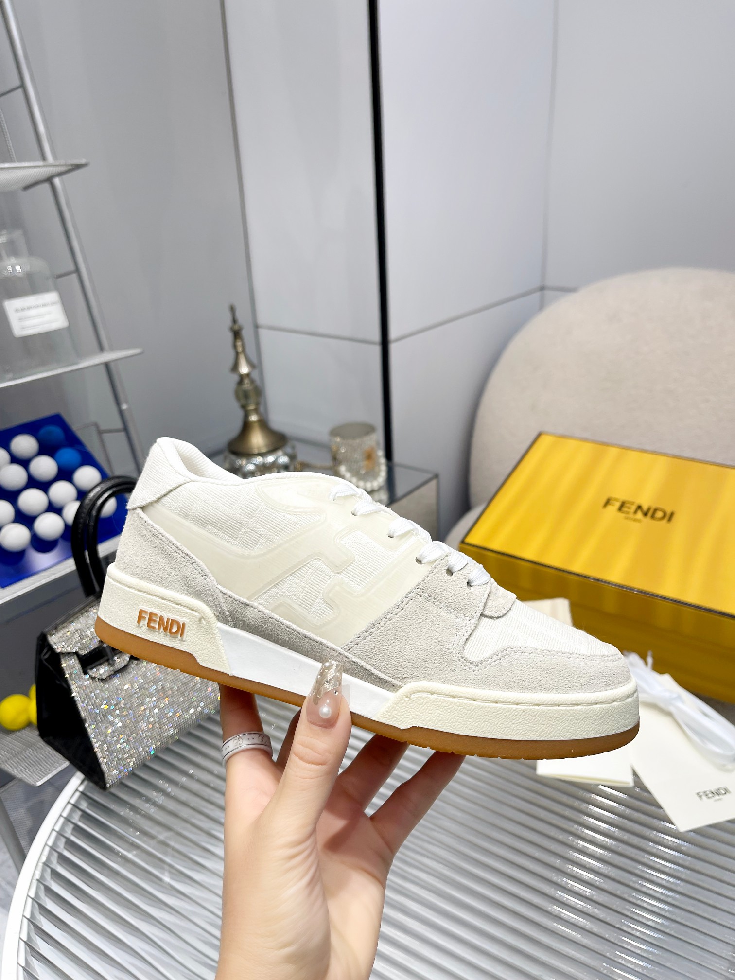 Fendi Louis Vuitton Male Sneakers Mesh Breathable M-s