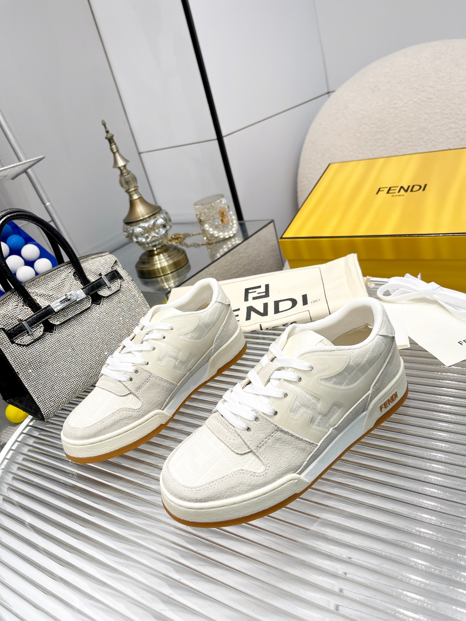 Fendi Louis Vuitton Male Sneakers Mesh Breathable M-s