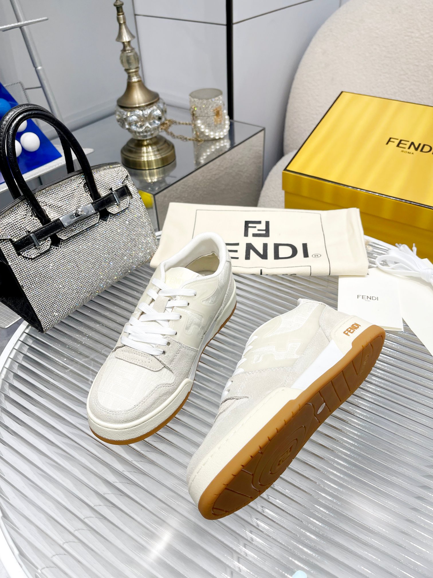 Fendi Louis Vuitton Male Sneakers Mesh Breathable M-s