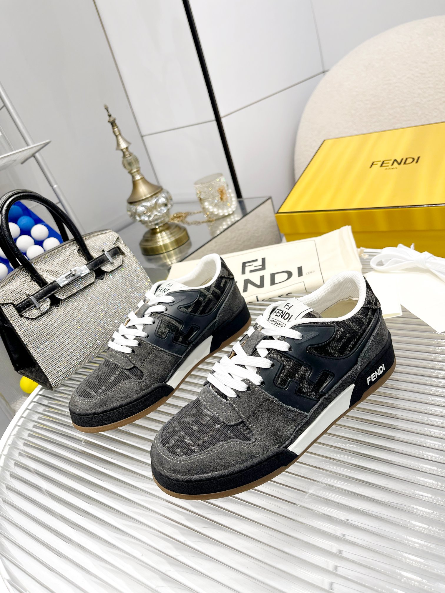 Fendi Louis Vuitton Male Sneakers Mesh Breathable M-s