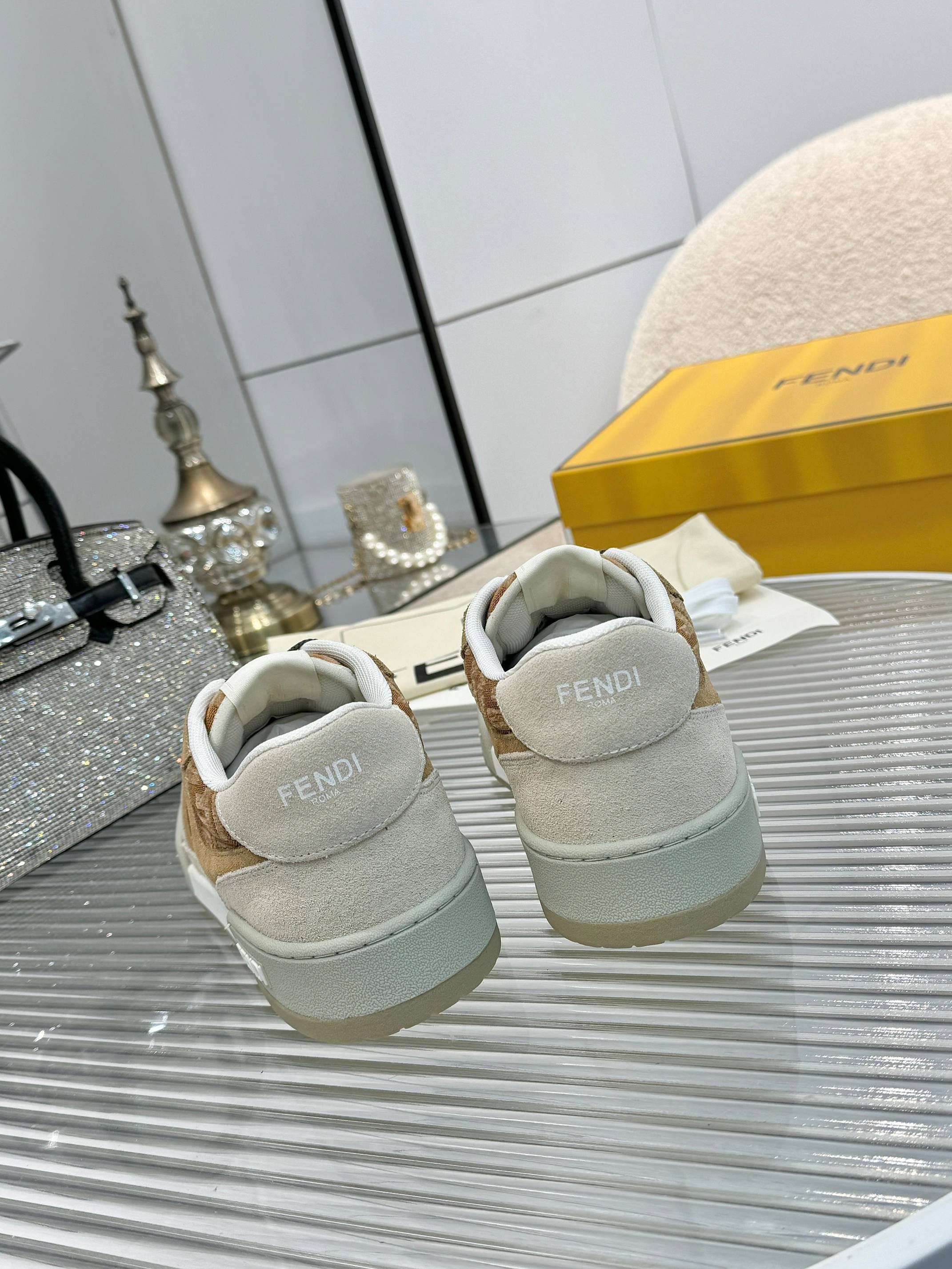 Fendi Louis Vuitton Male Sneakers Mesh Breathable M-s