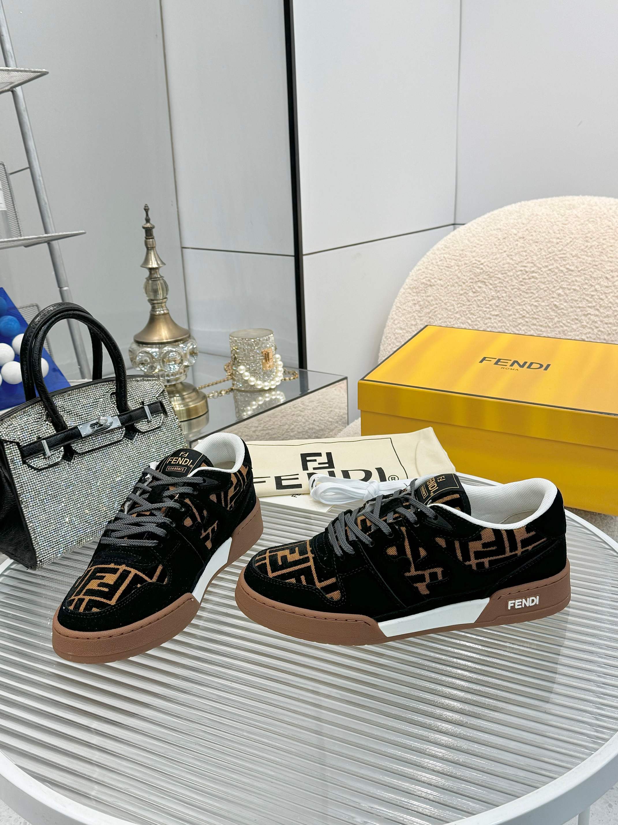 Fendi Louis Vuitton Male Sneakers Mesh Breathable M-s