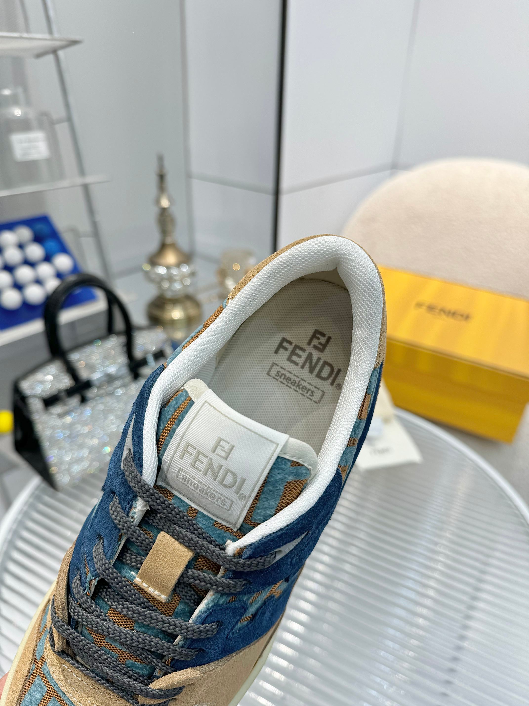Fendi Louis Vuitton Male Sneakers Mesh Breathable M-s