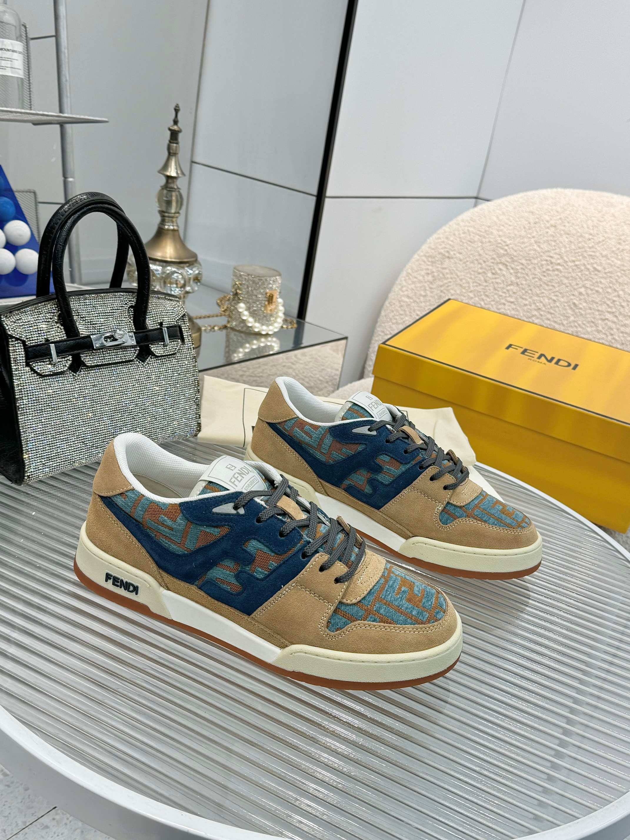Fendi Louis Vuitton Male Sneakers Mesh Breathable M-s