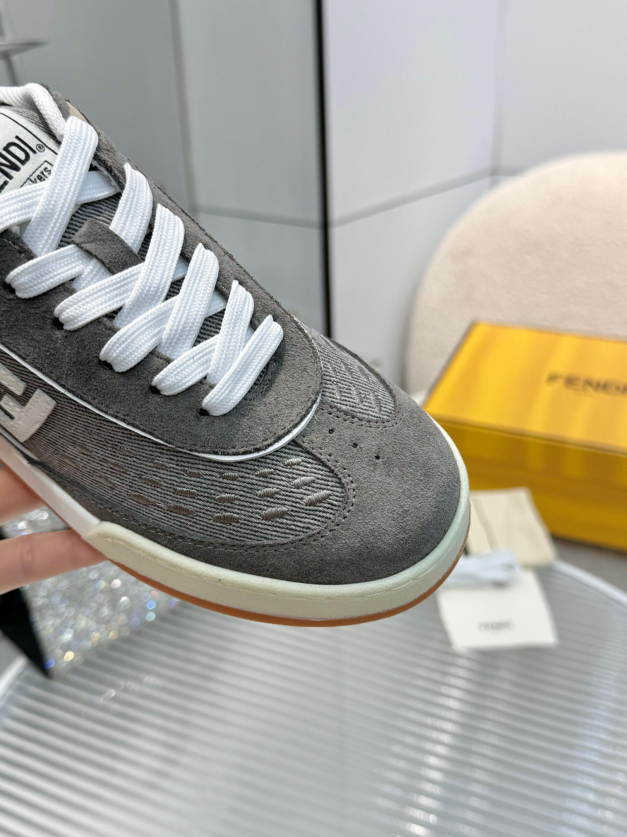 Fendi Louis Vuitton Male Sneakers Mesh Breathable M-s